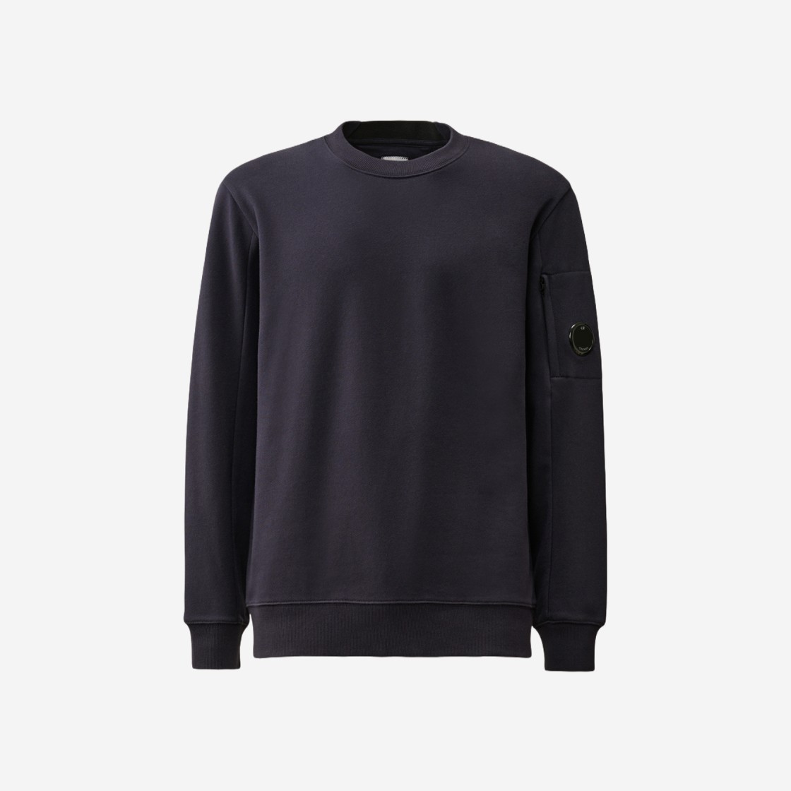 C.P. Company Diagonal Raised Fleece Sweatshirt Total Eclipse Blue - 24SS 상세 이미지 1