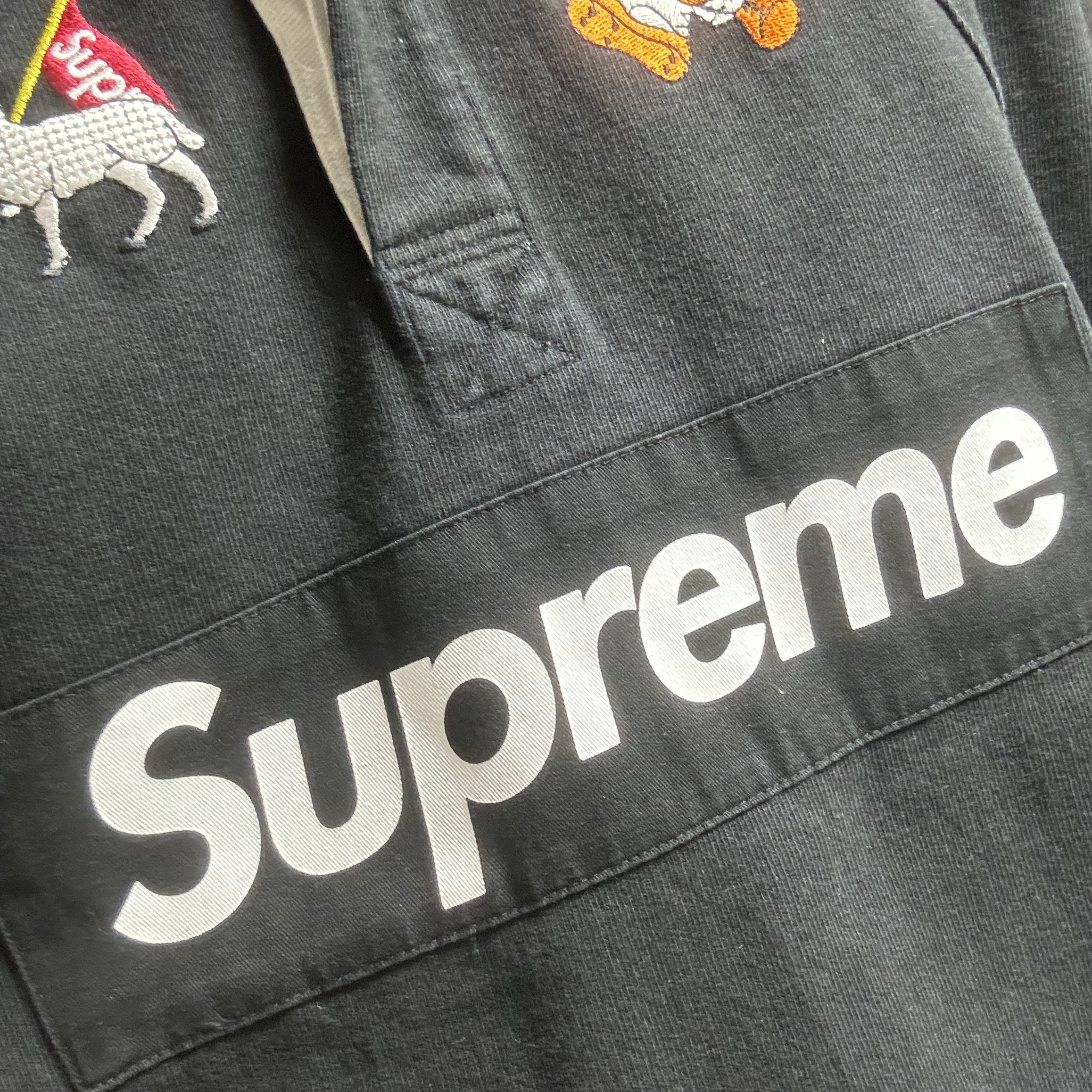 Supreme S/S Rugby Black - 24SS 착용 스타일