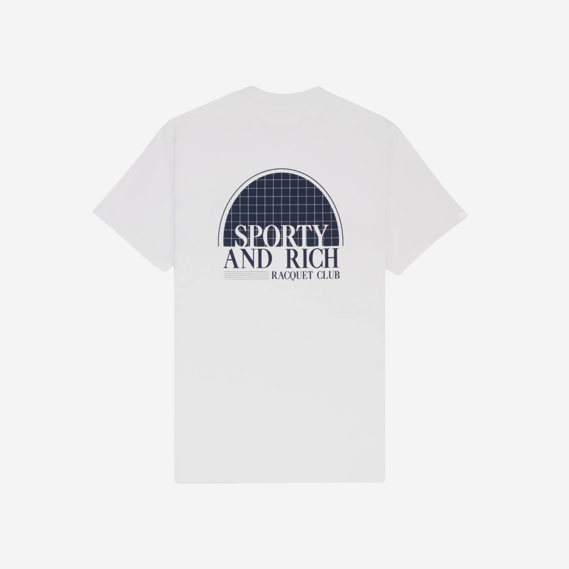 Sporty & Rich Racquet Club T-Shirt White Navy 상세 이미지 1