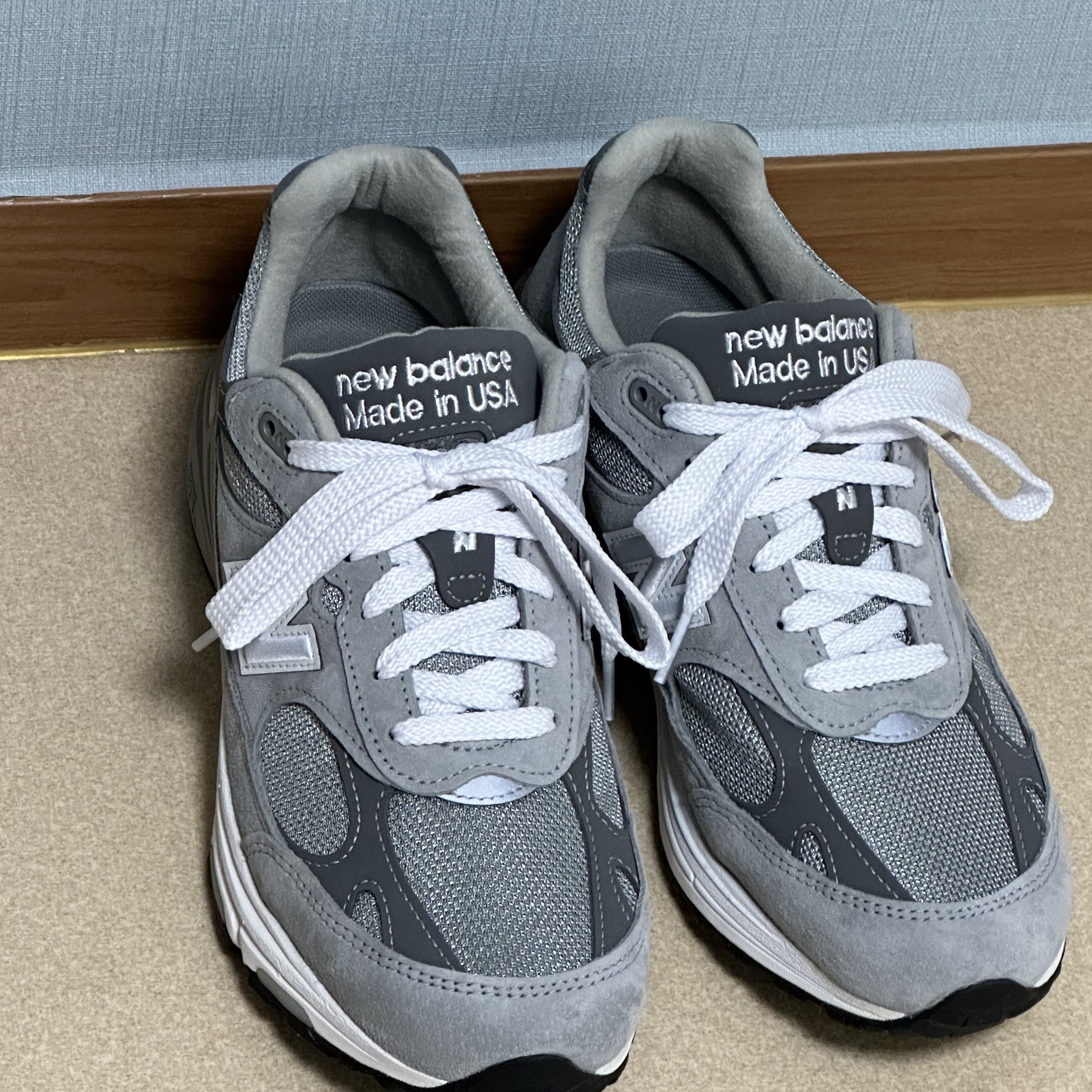 New Balance 993 Made in USA Grey - D Standard 착용 스타일