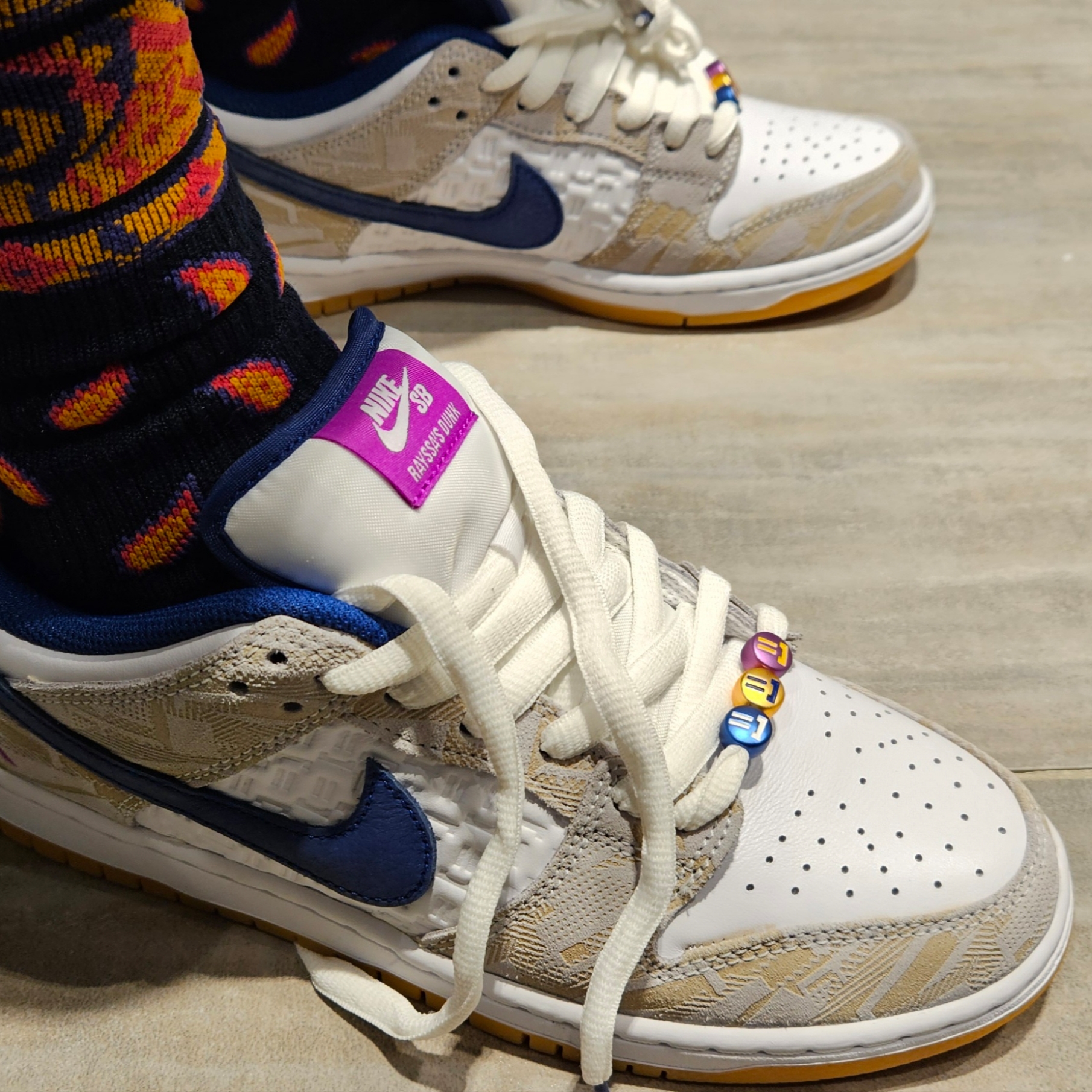 Nike x Rayssa Leal SB Dunk Low PRM Pure Platinum Vivid Purple 착용 스타일 - 6