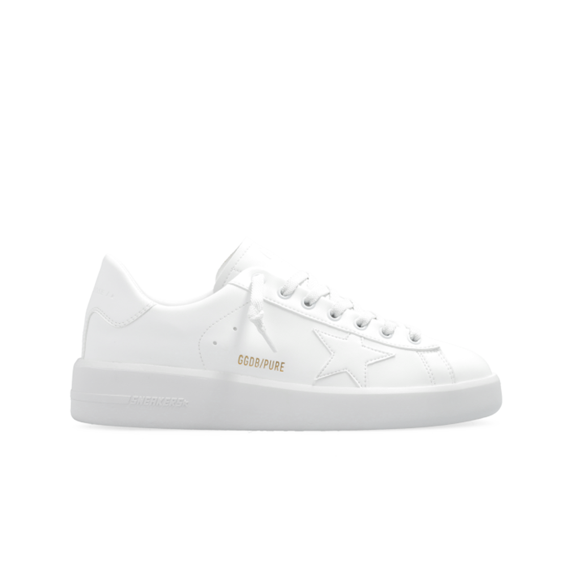 (W) 골든구스 퓨어스타 올 화이트 스니커즈((W) Golden Goose Purestar All-White Sneakers)