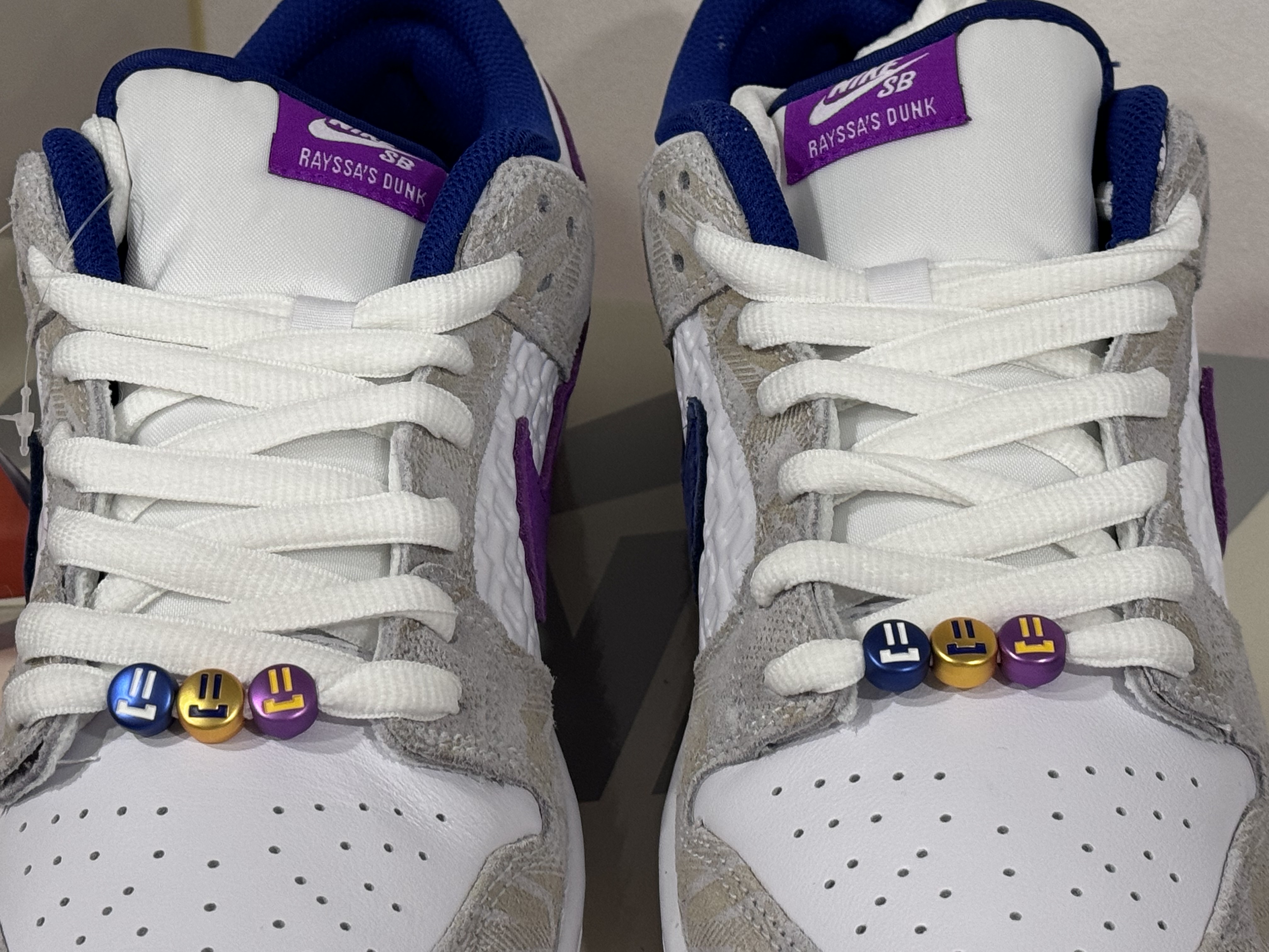 Nike x Rayssa Leal SB Dunk Low PRM Pure Platinum Vivid Purple 착용 스타일 - 4