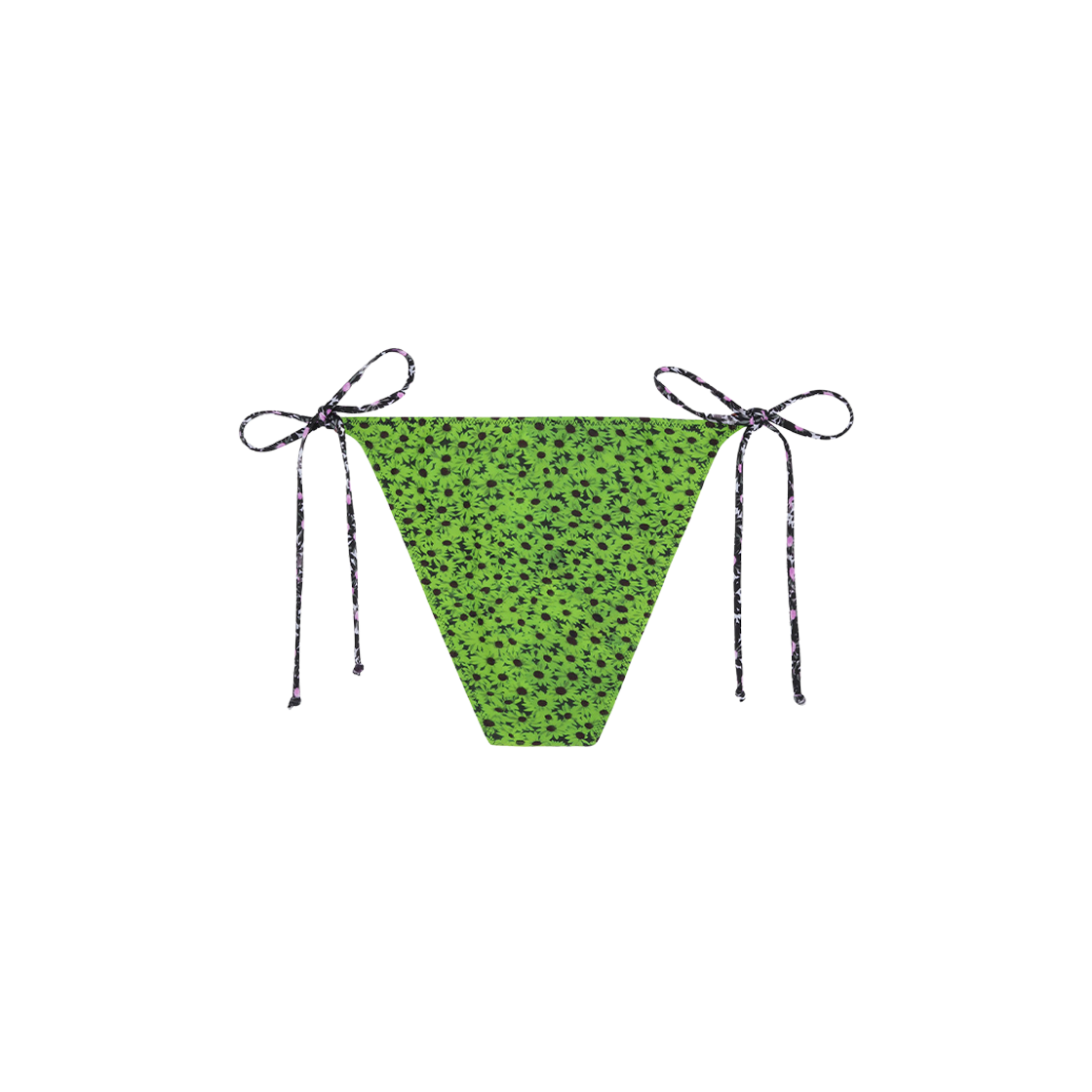 (W) Ganni Recycled Printed Beads String Bikini Briefs Tender Shoots 상세 이미지 2