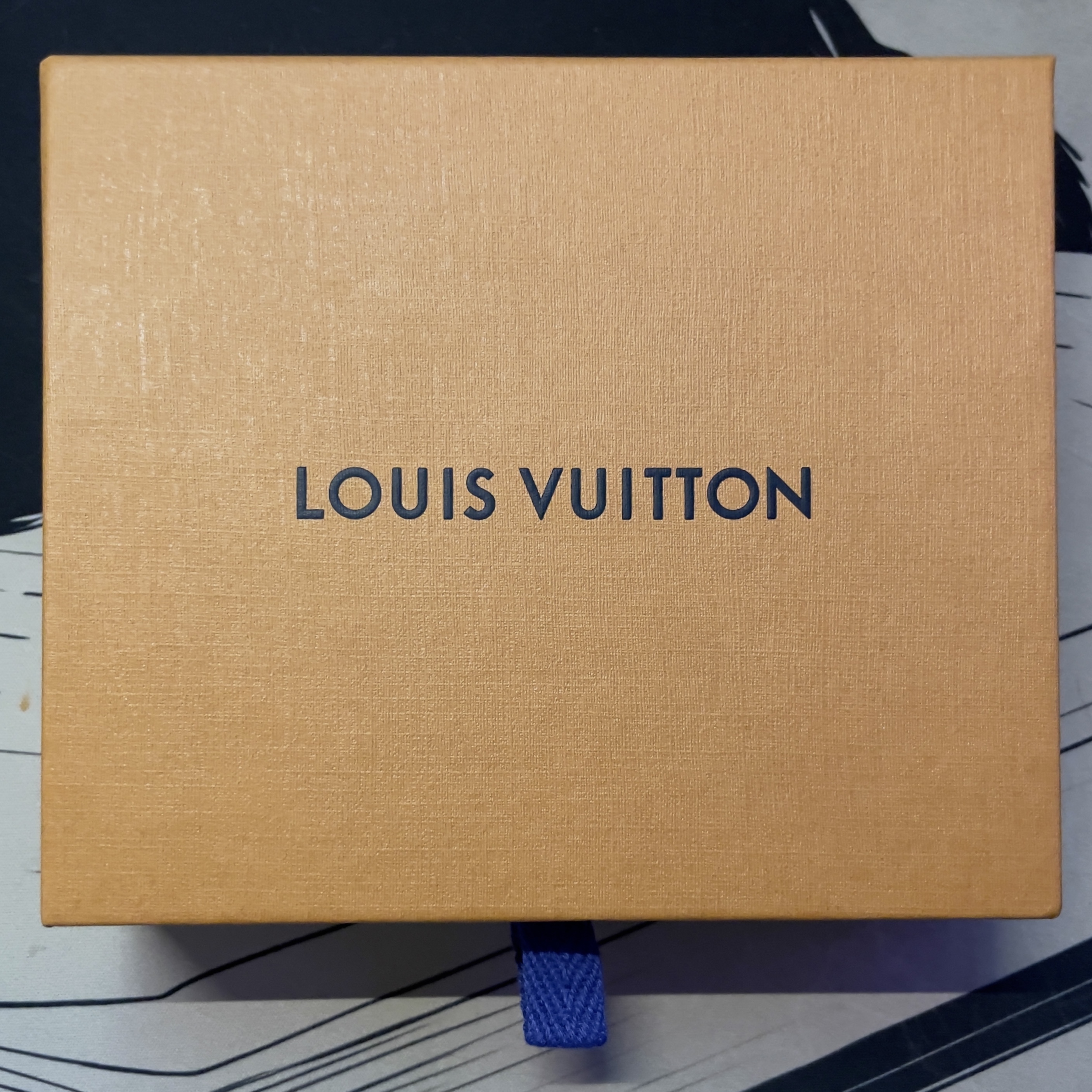 Louis Vuitton Multiple Wallet Taiga Black 착용 스타일 - 1