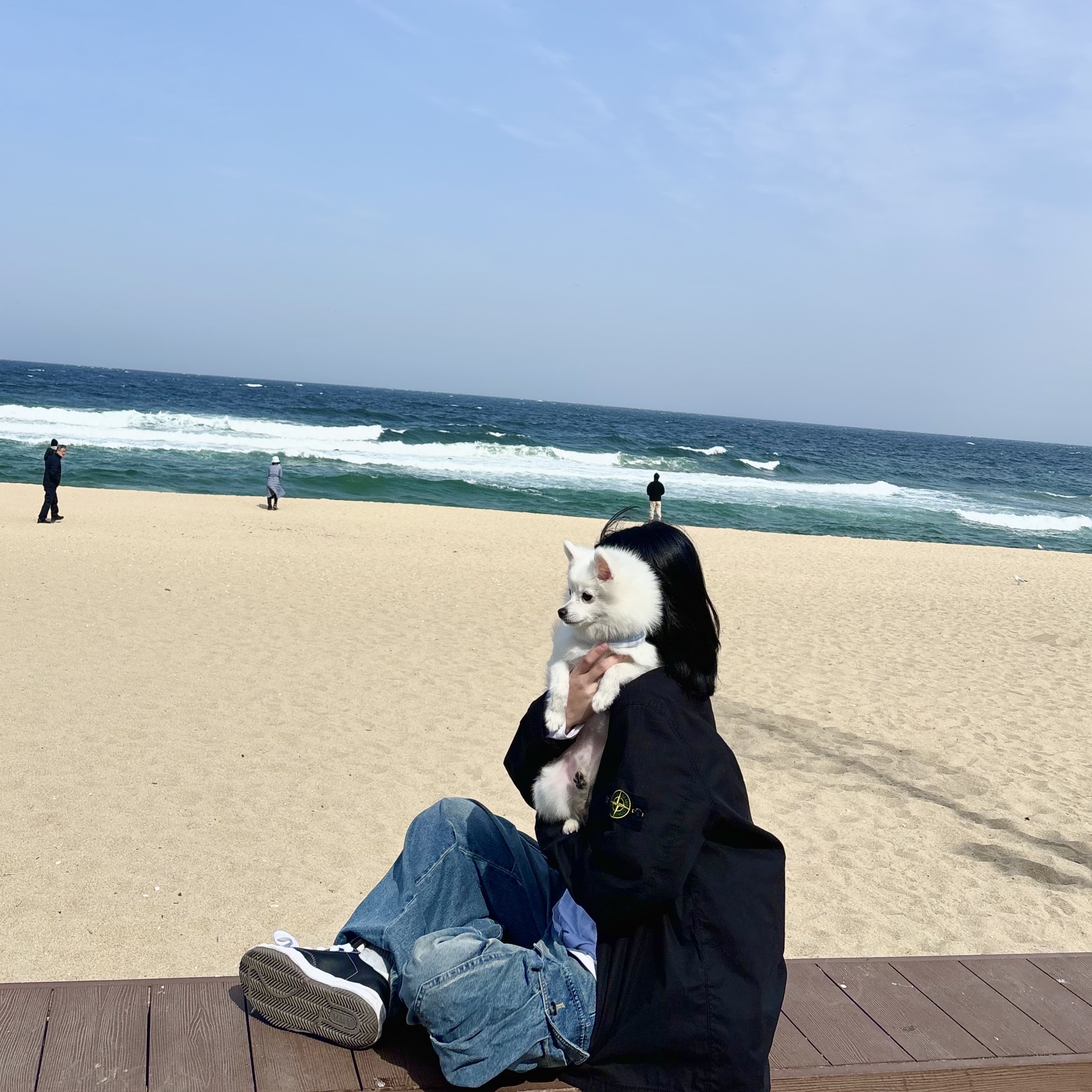 Maison Mihara Yasuhiro Blakey Puffer OG Sole Leather Low-top Sneakers Black 착용 스타일 - 3