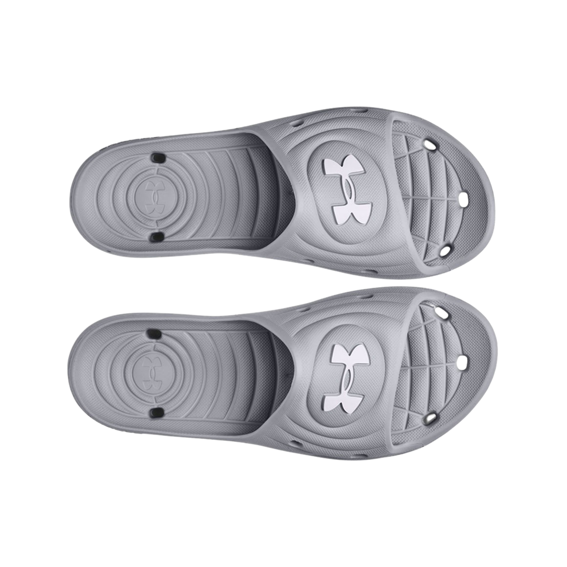 Under Armour UA Locker IV Slides Mod Grey White 상세 이미지 2