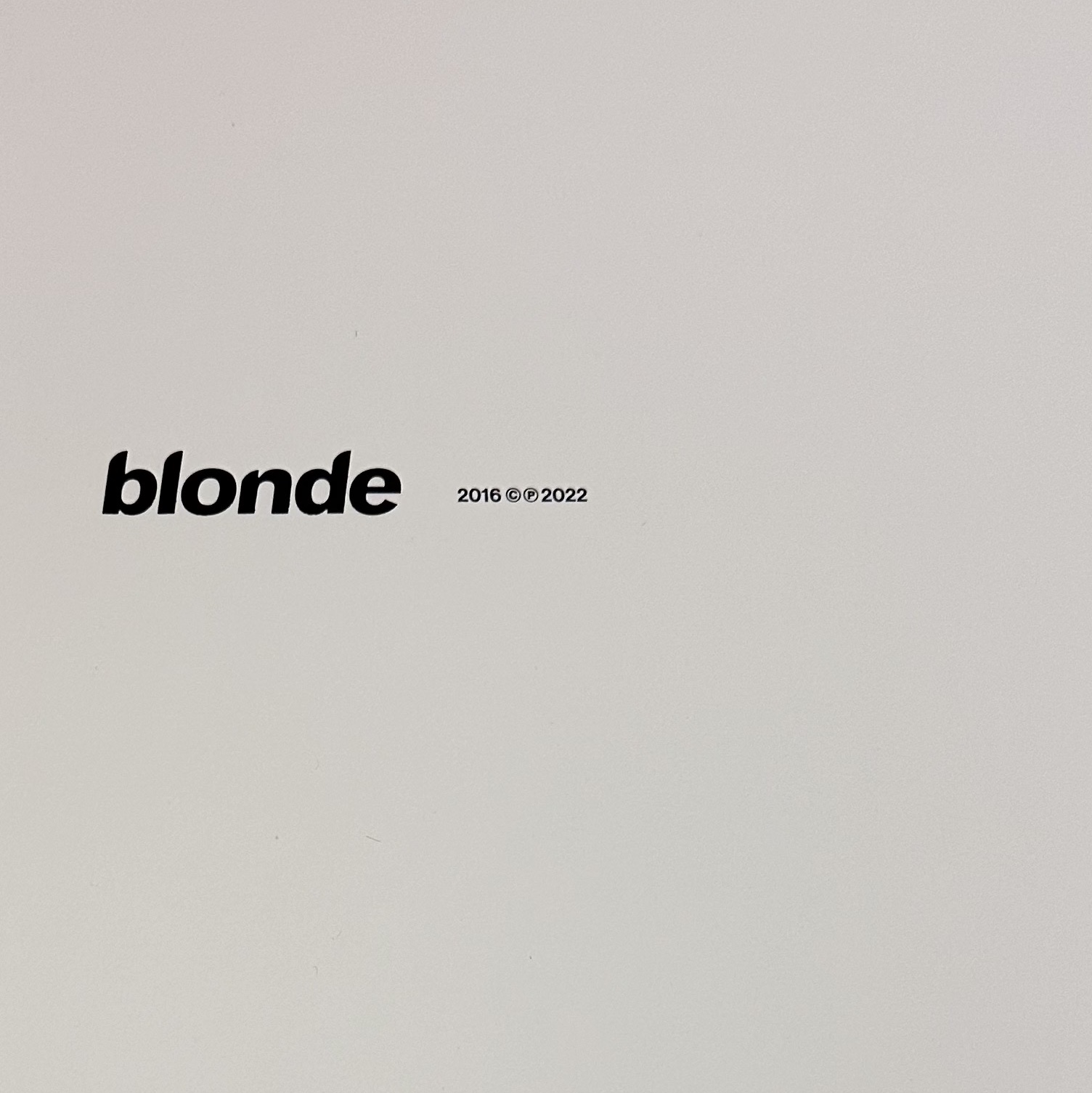 Frank Ocean Blonde Black (2LP) 착용 스타일 - 5