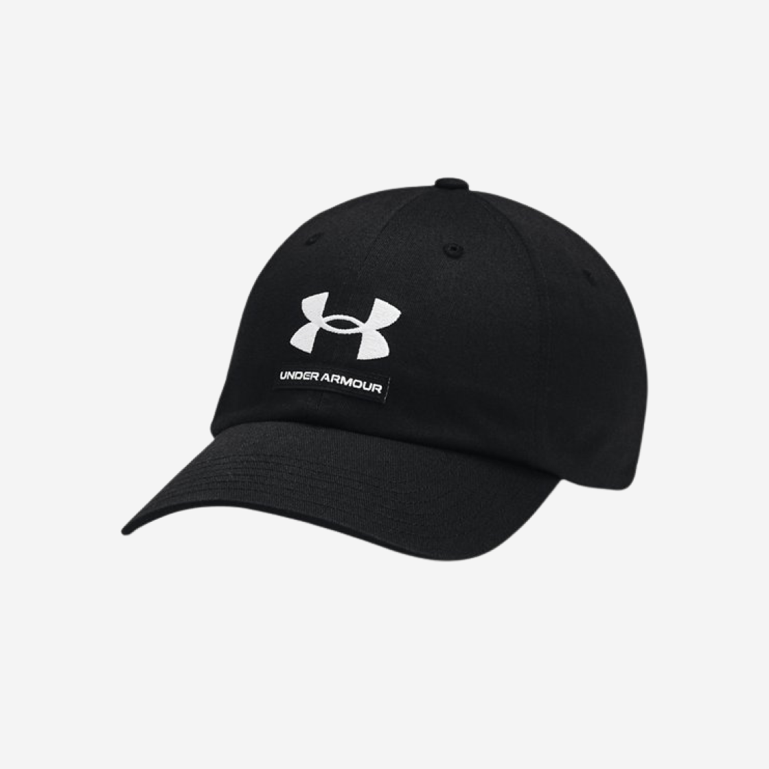 Under Armour UA Branded Hat Black White 상세 이미지 1