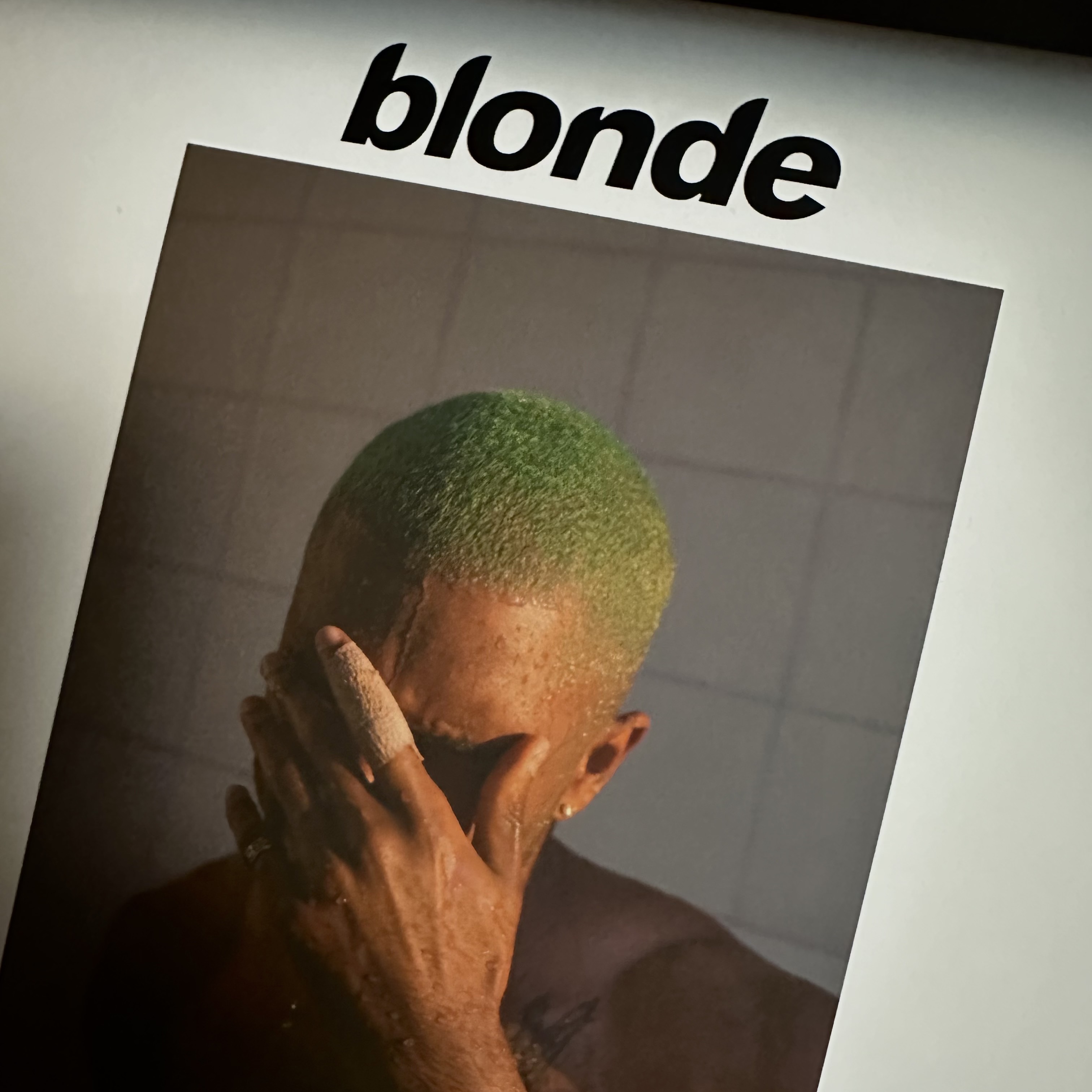Frank Ocean Blonde Black (2LP) 착용 스타일 - 1