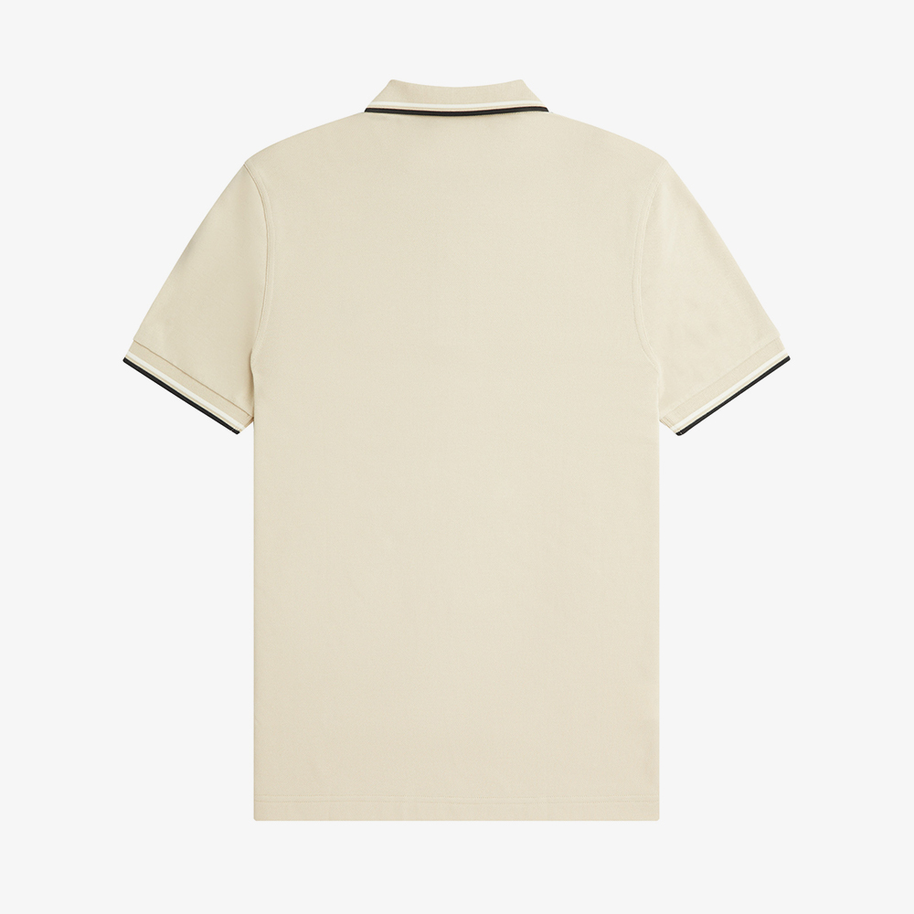 프레드페리 M3600 트윈 팁 프레드페리 셔츠 오트밀/에크루/블랙(Fred Perry M3600 Twin Tipped Fred Perry Shirt Oatmeal/Ecru/Black) - 2