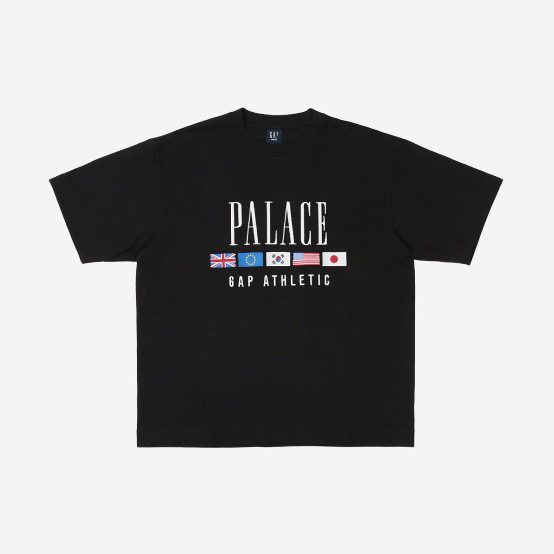 Palace x Gap Heavy Jersey T-Shirt Black - 24SS 상세 이미지 1