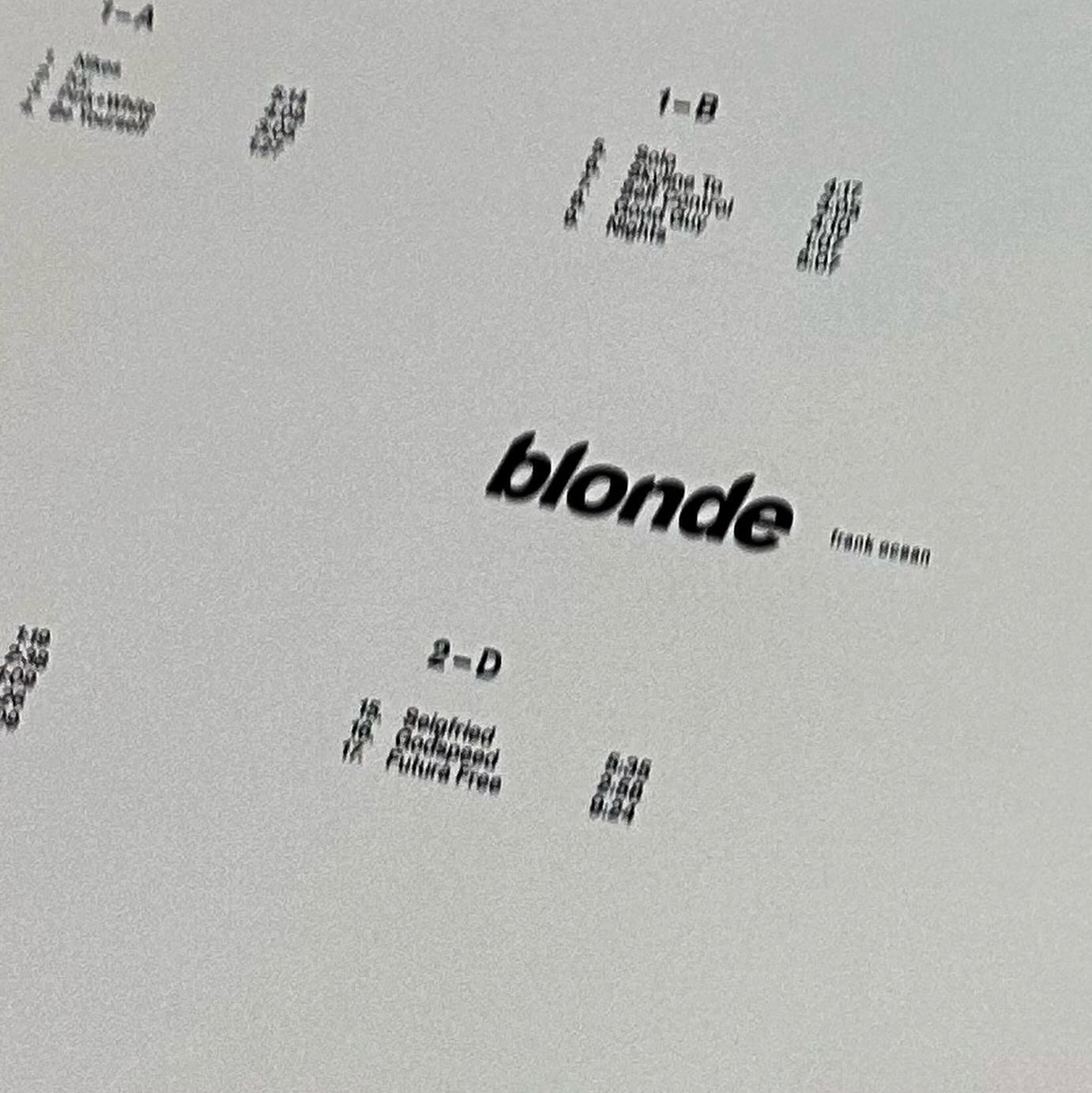 Frank Ocean Blonde Black (2LP) 착용 스타일 - 4