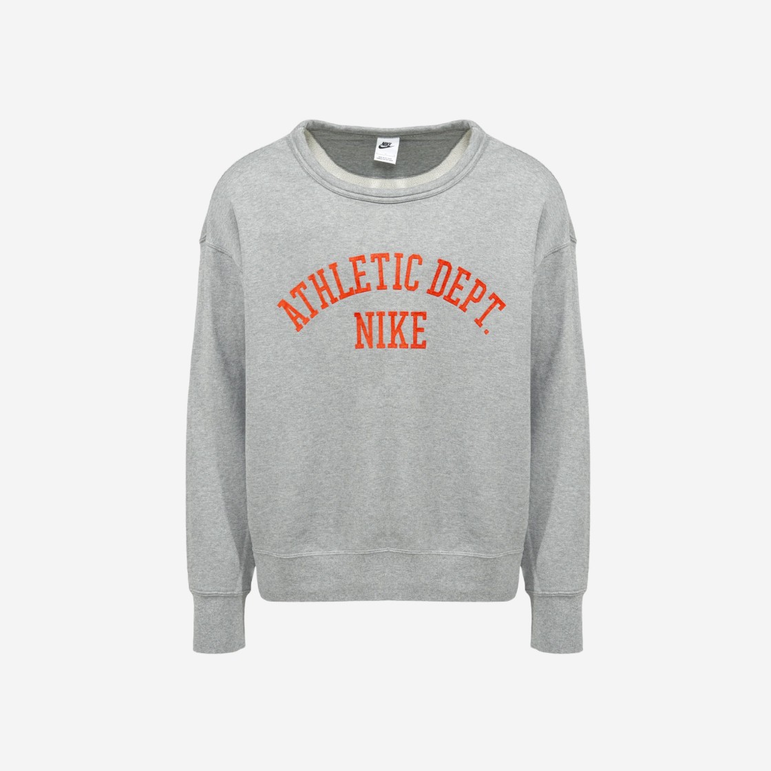 Nike NSW Trend Fleece Crew Heather Grey - Asia 상세 이미지 1