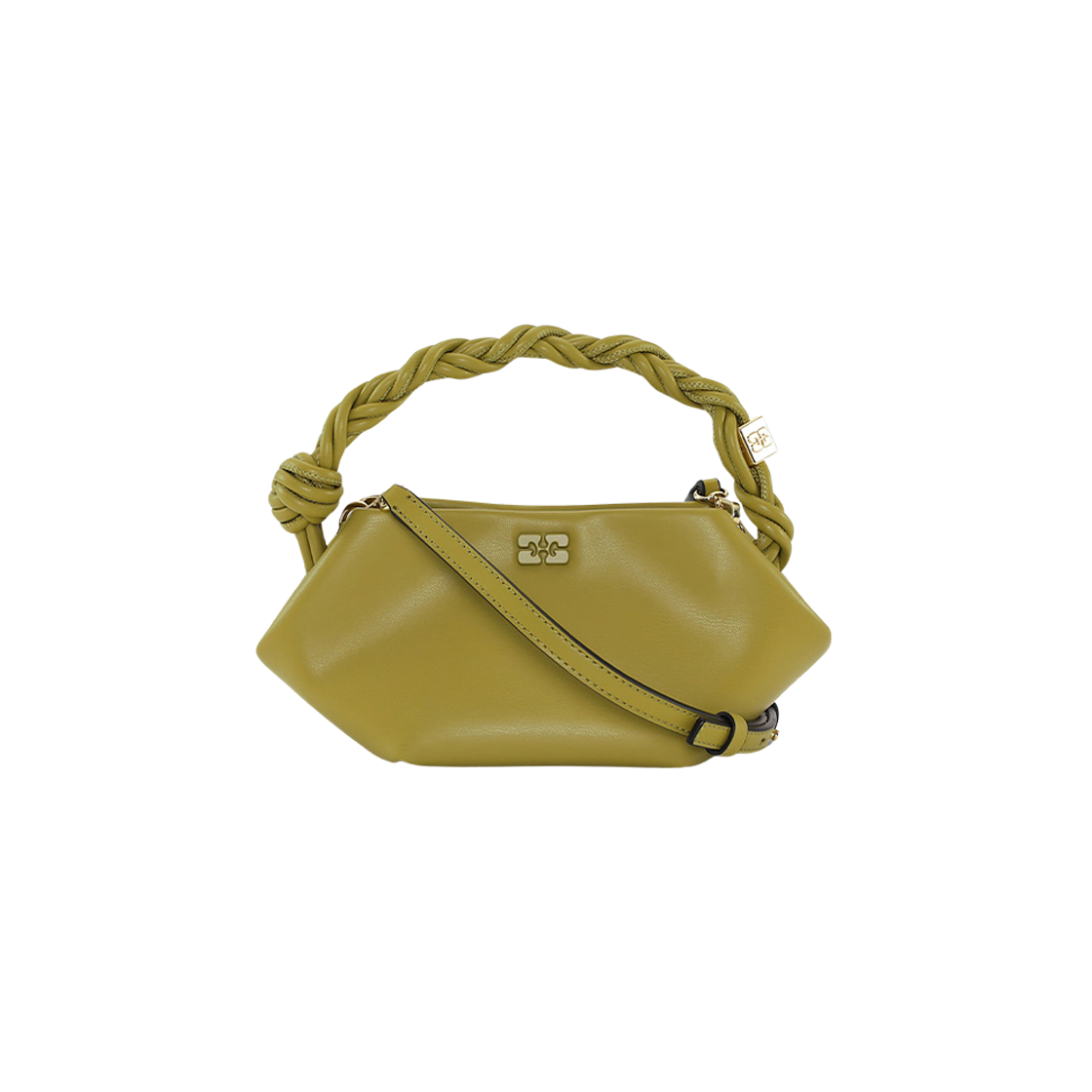 Ganni Mini Bou Bag Olive Drab 상세 이미지 1