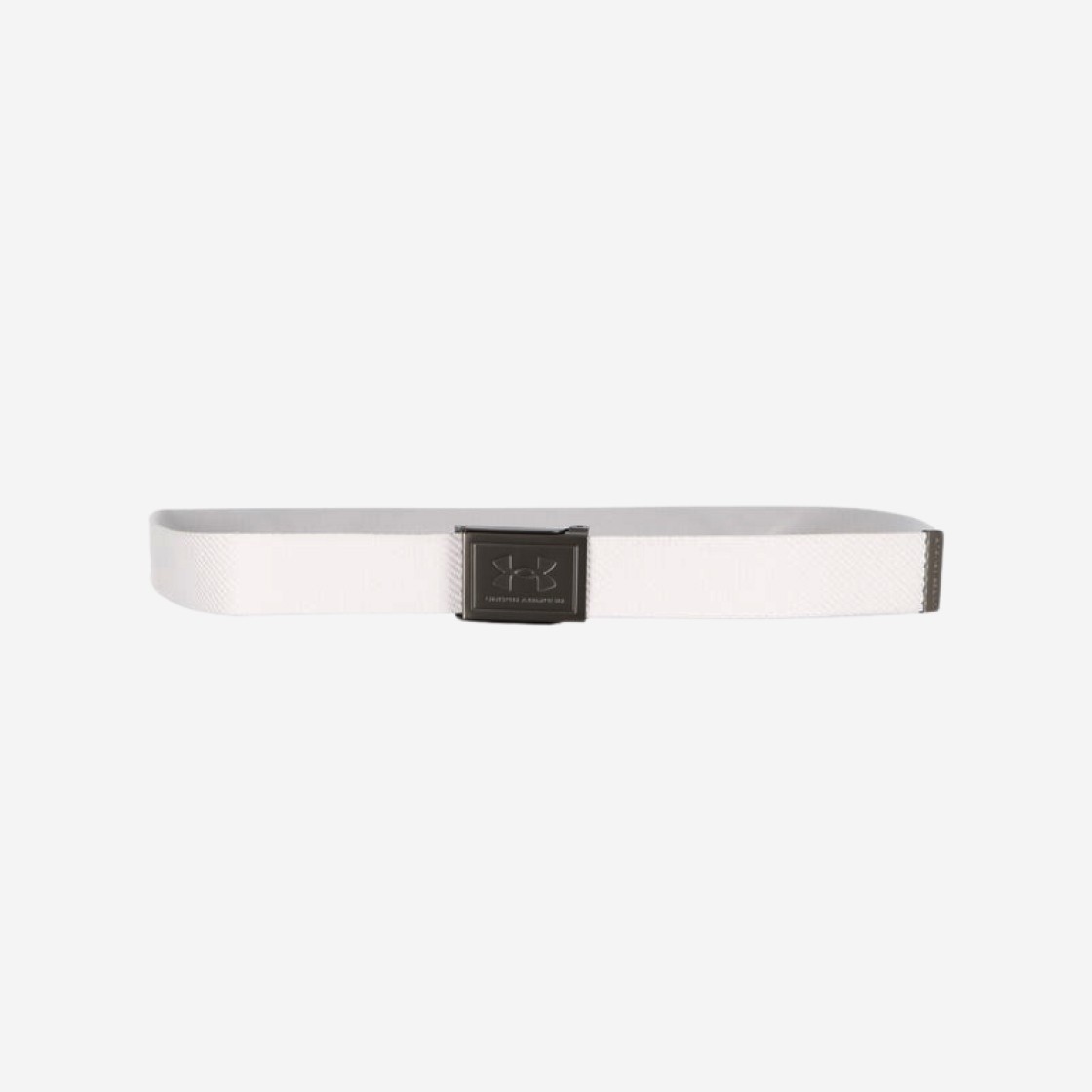 Under Armour UA Webbing Belt White Halo Grey Silver 상세 이미지 1