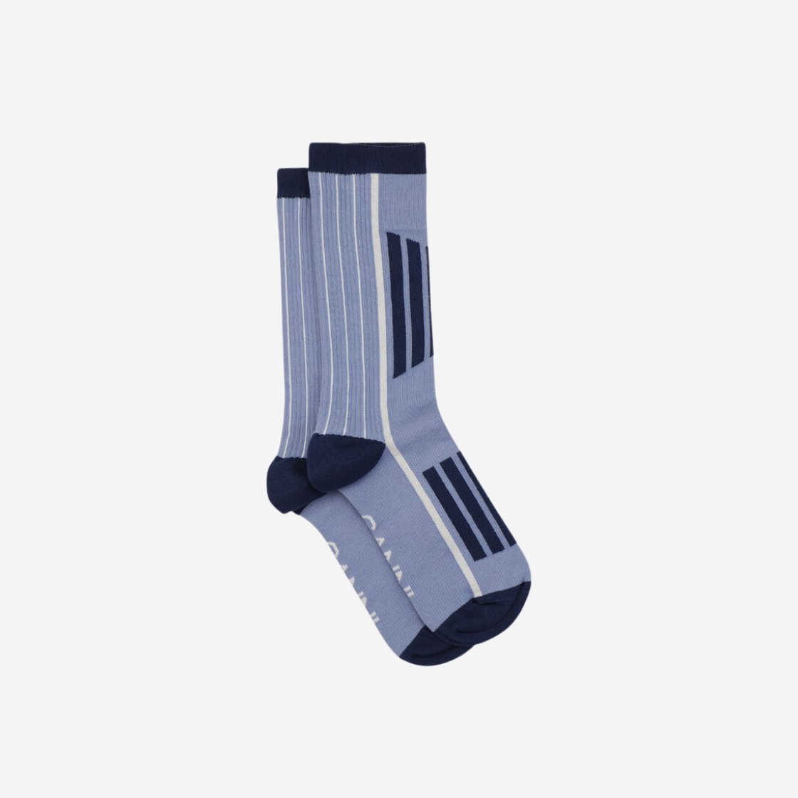 (W) Ganni Sporty Socks Silver Lake Blue 상세 이미지 1