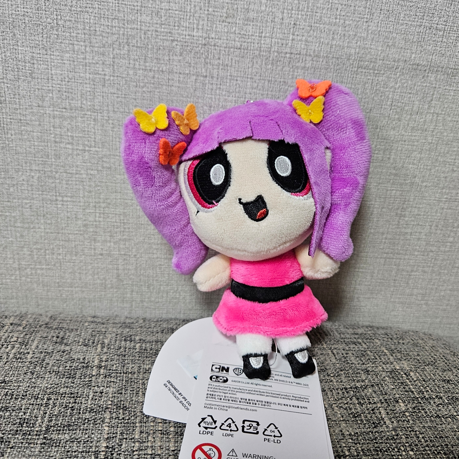 Newjeans x The Powerpuff Girls Bag Charm Hanni 착용 스타일