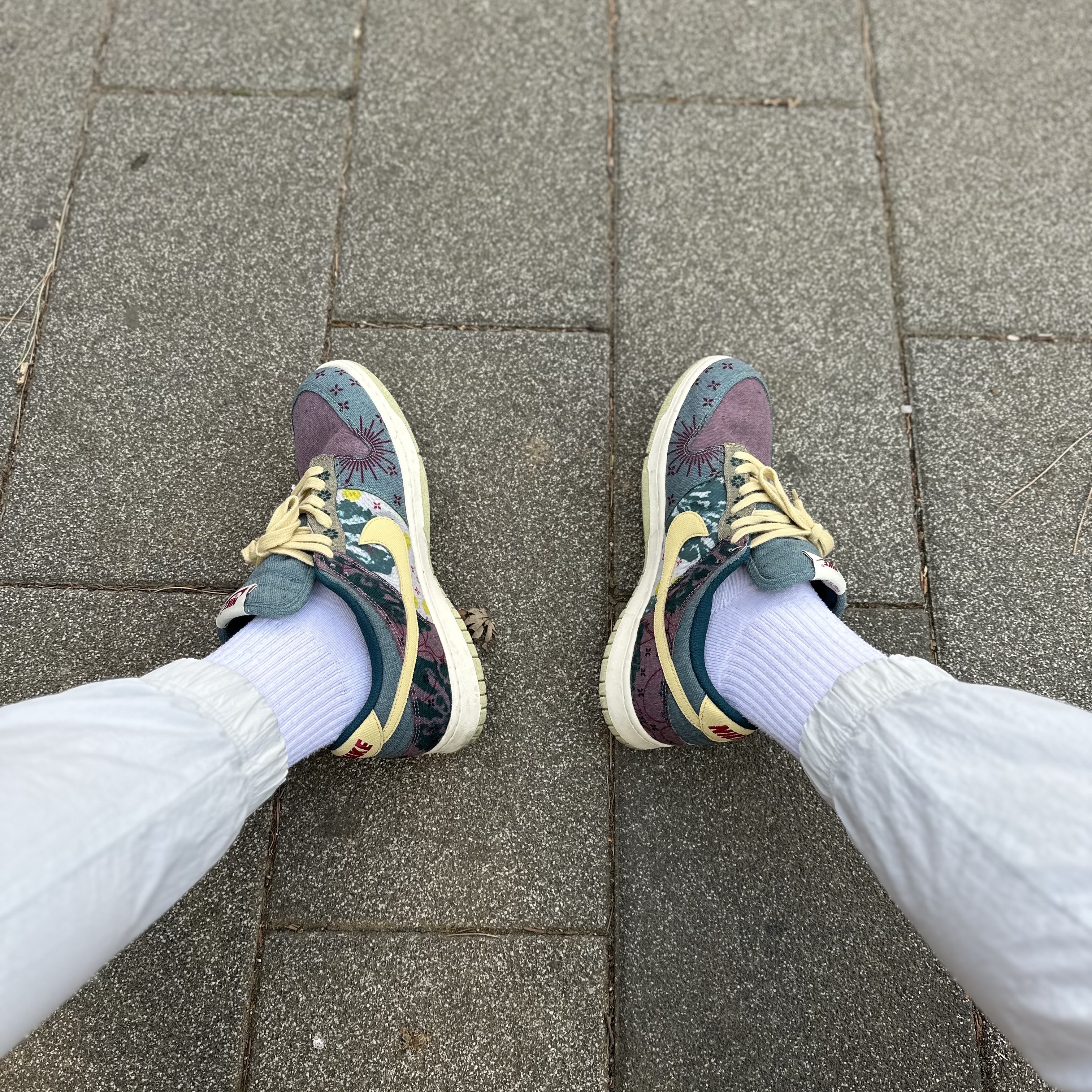 Nike Dunk Low SP Community Garden 착용 스타일 - 2