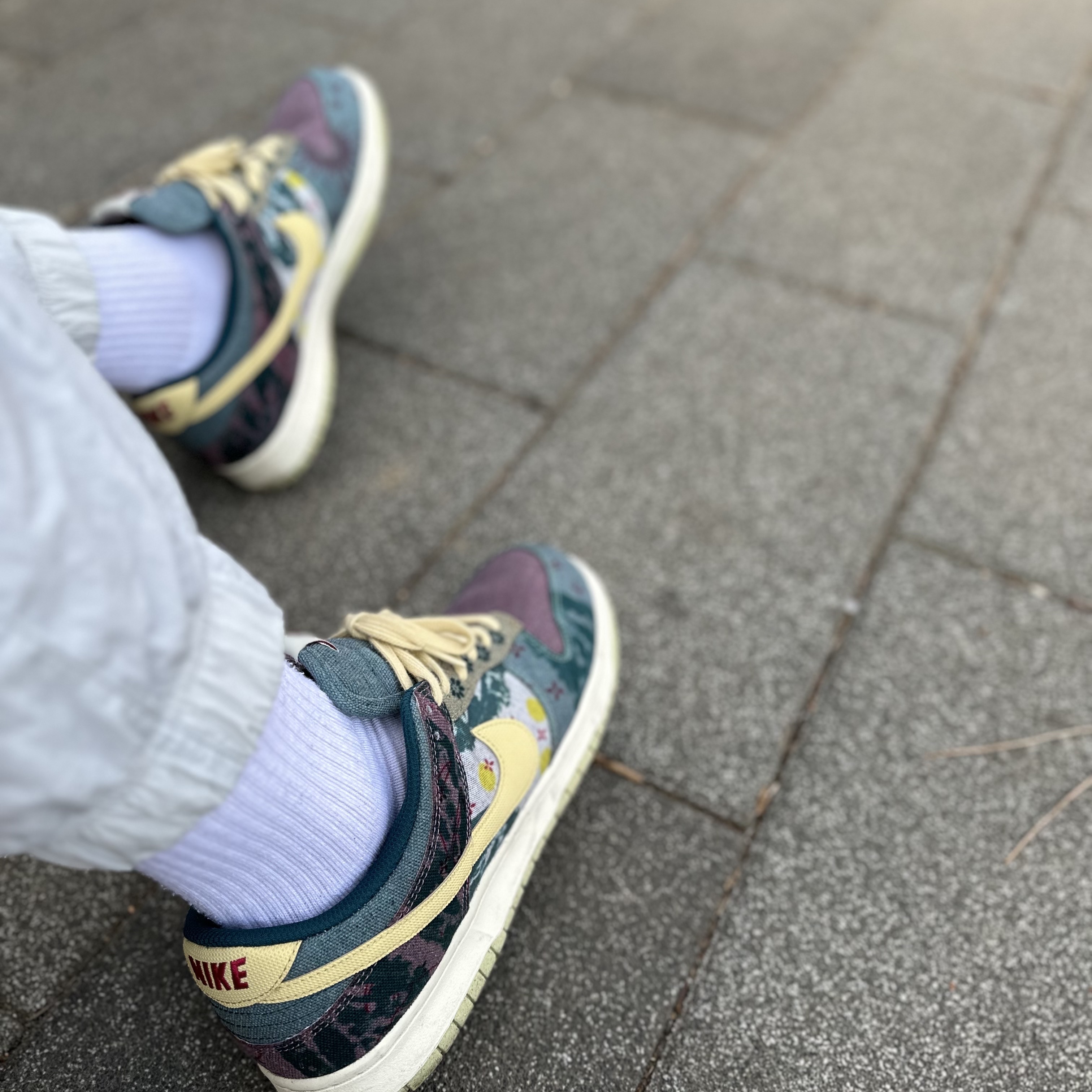 Nike Dunk Low SP Community Garden 착용 스타일 - 3