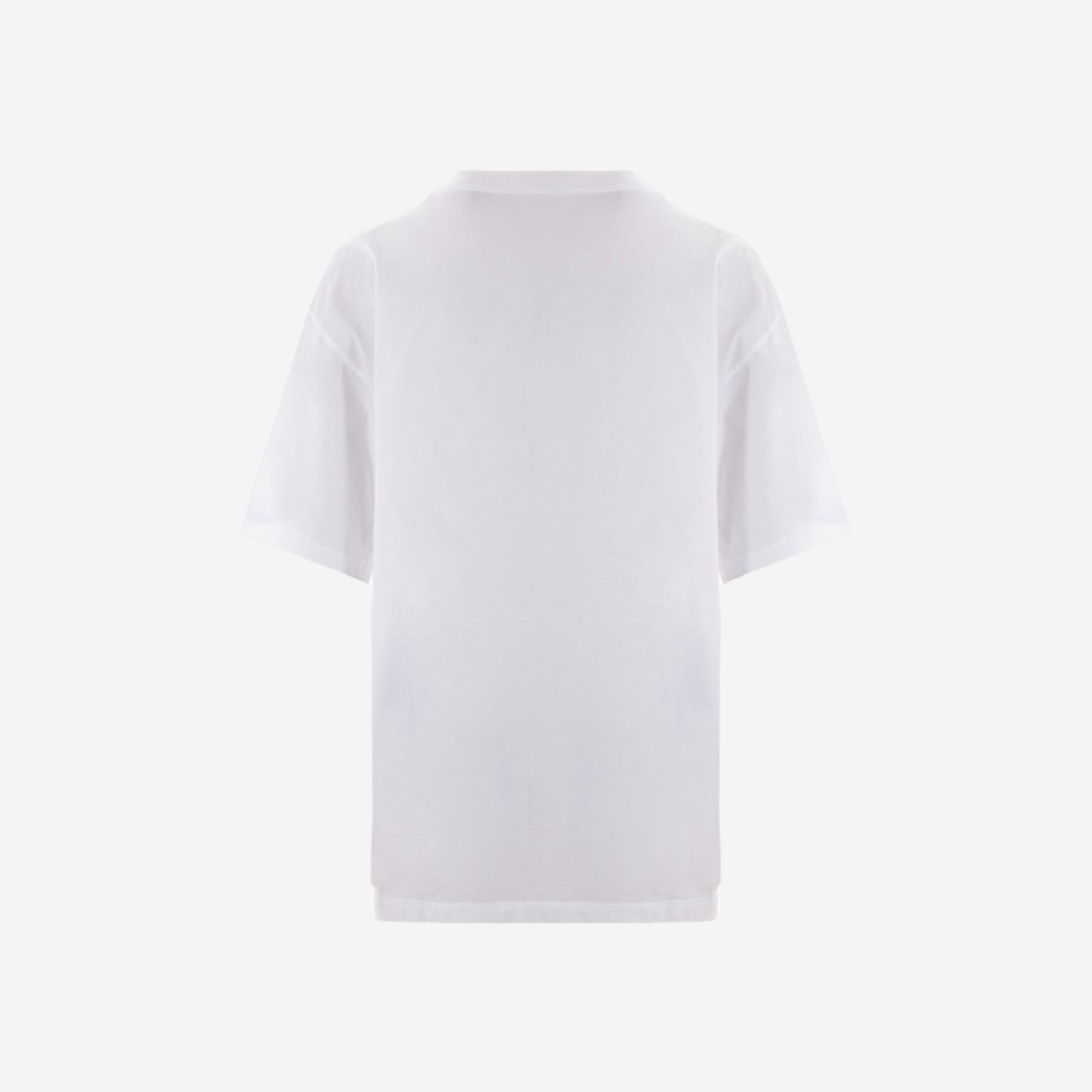 MM6 Maison Margiela Ribbed Neck T-Shirt White 상세 이미지 2