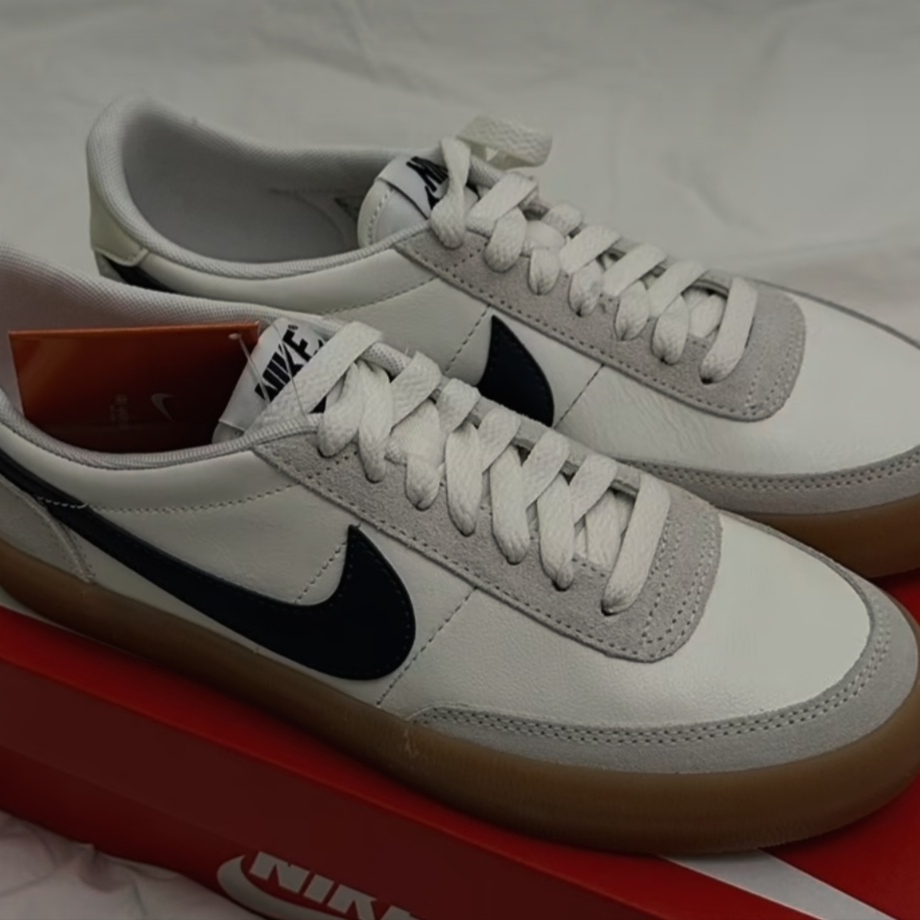 Nike x J.Crew Killshot 2 Sail Midnight Navy 착용 스타일