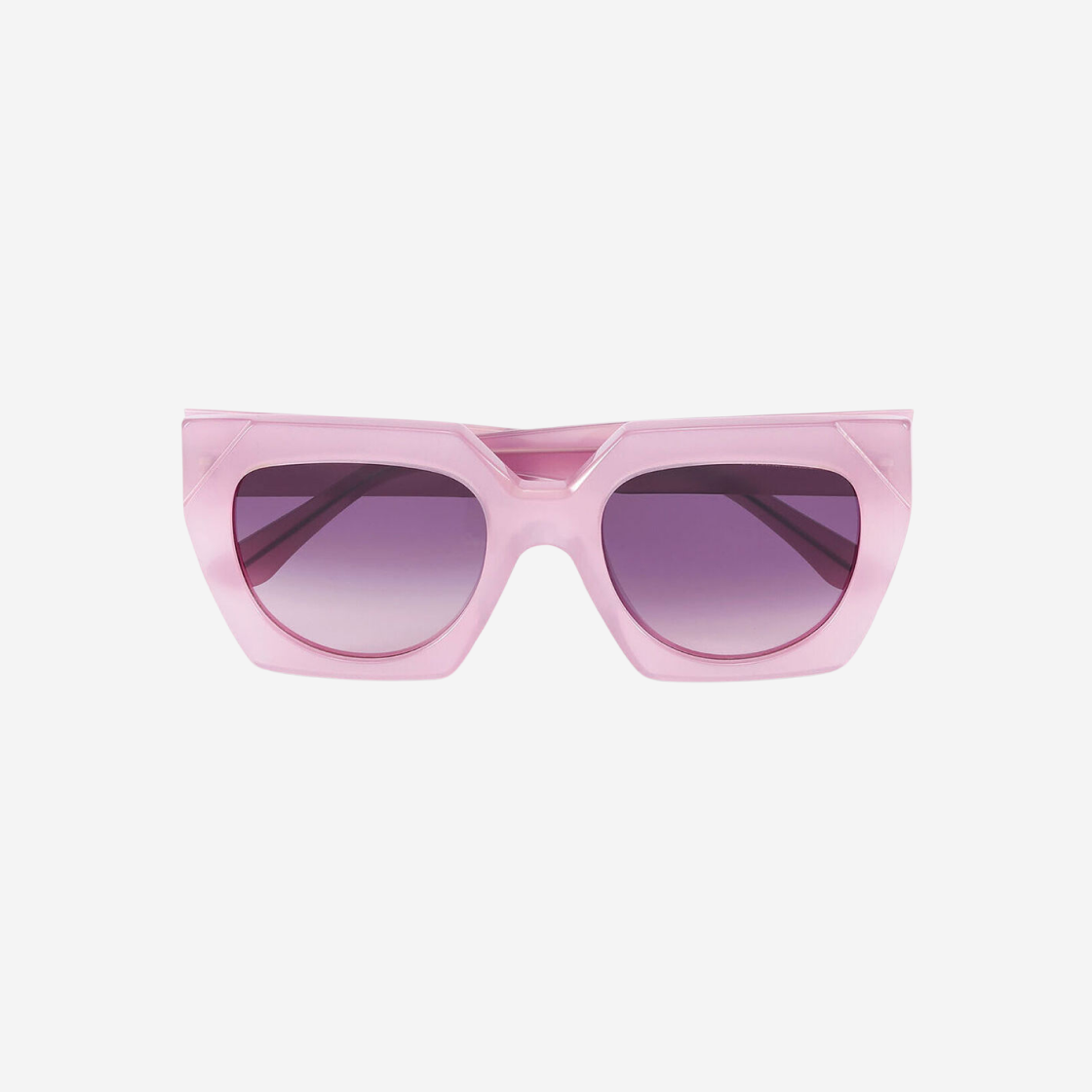 (W) Ganni Oversized Sunglasses Sweet Lilac 상세 이미지 1