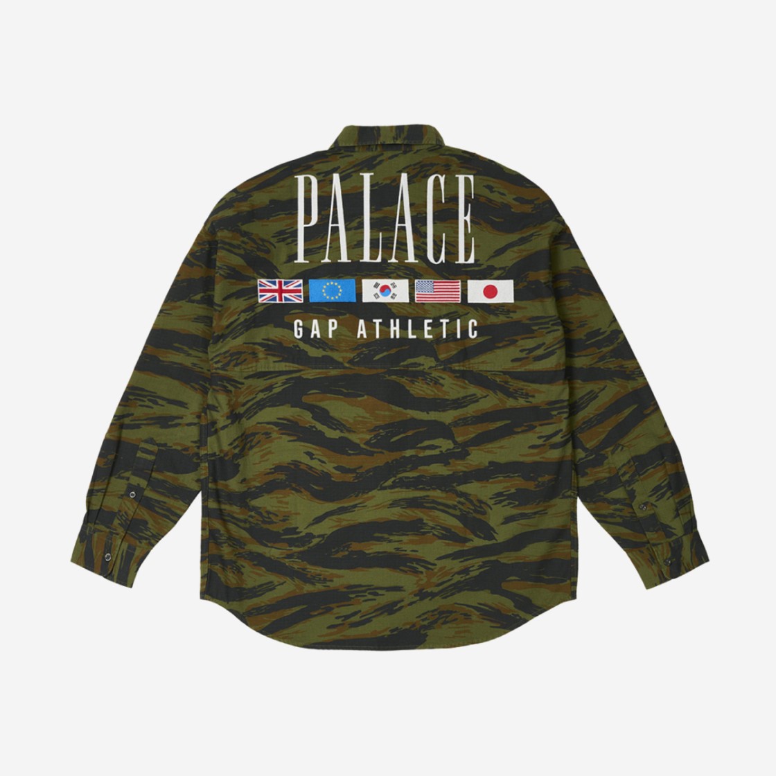 Palace x Gap Oxford Drop Shoulder Camo - 24SS 상세 이미지 1