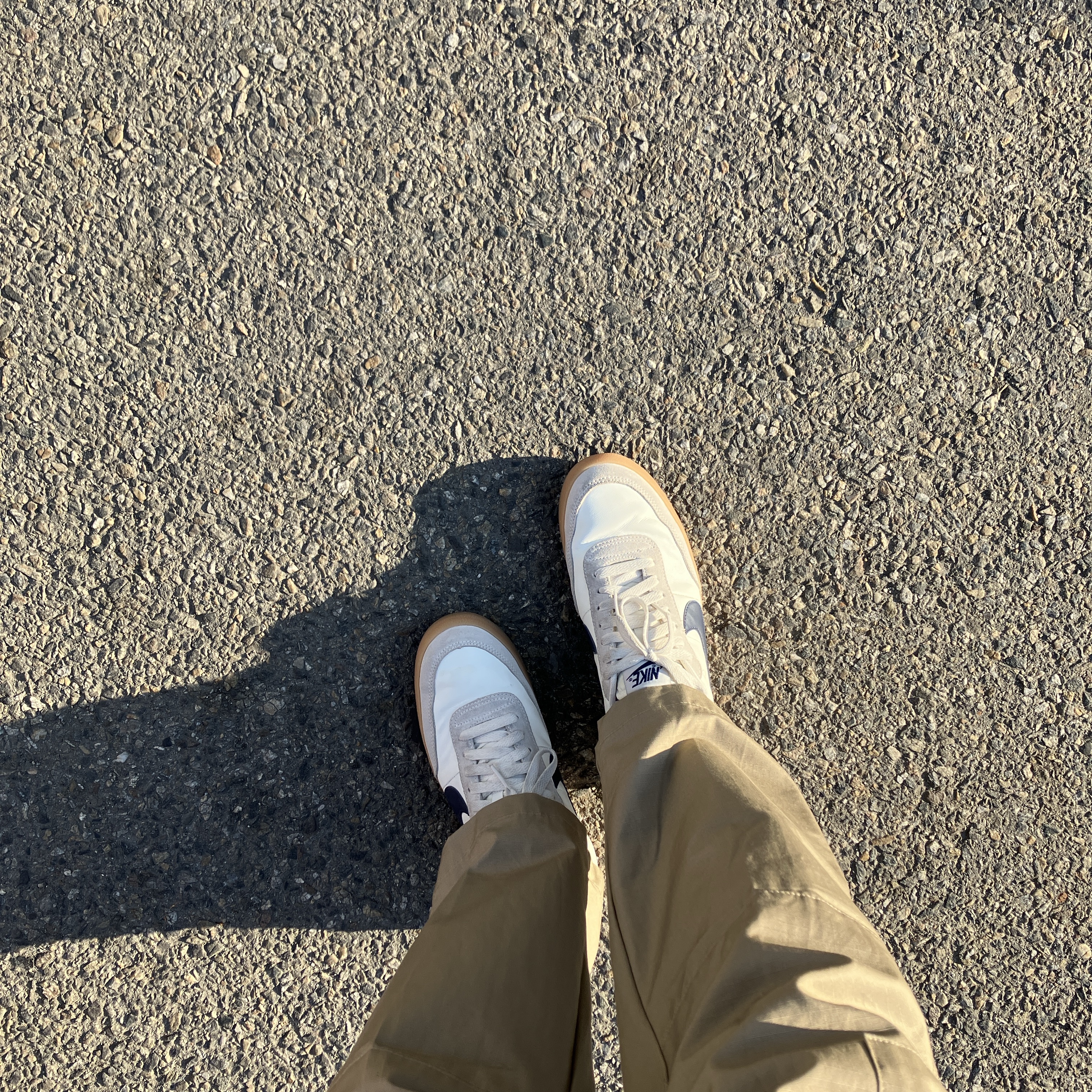 Nike x J.Crew Killshot 2 Sail Midnight Navy 착용 스타일