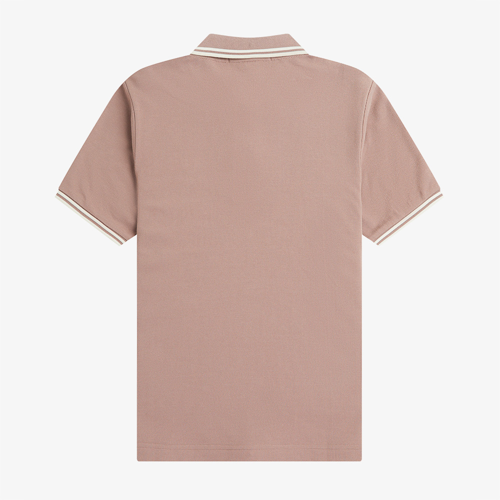 프레드페리 G3600 트윈 팁 프레드페리 셔츠 다크핑크/에크루(Fred Perry Womens G3600 Twin Tipped Fred Perry Shirt Dark Pink/Ecru) - 2