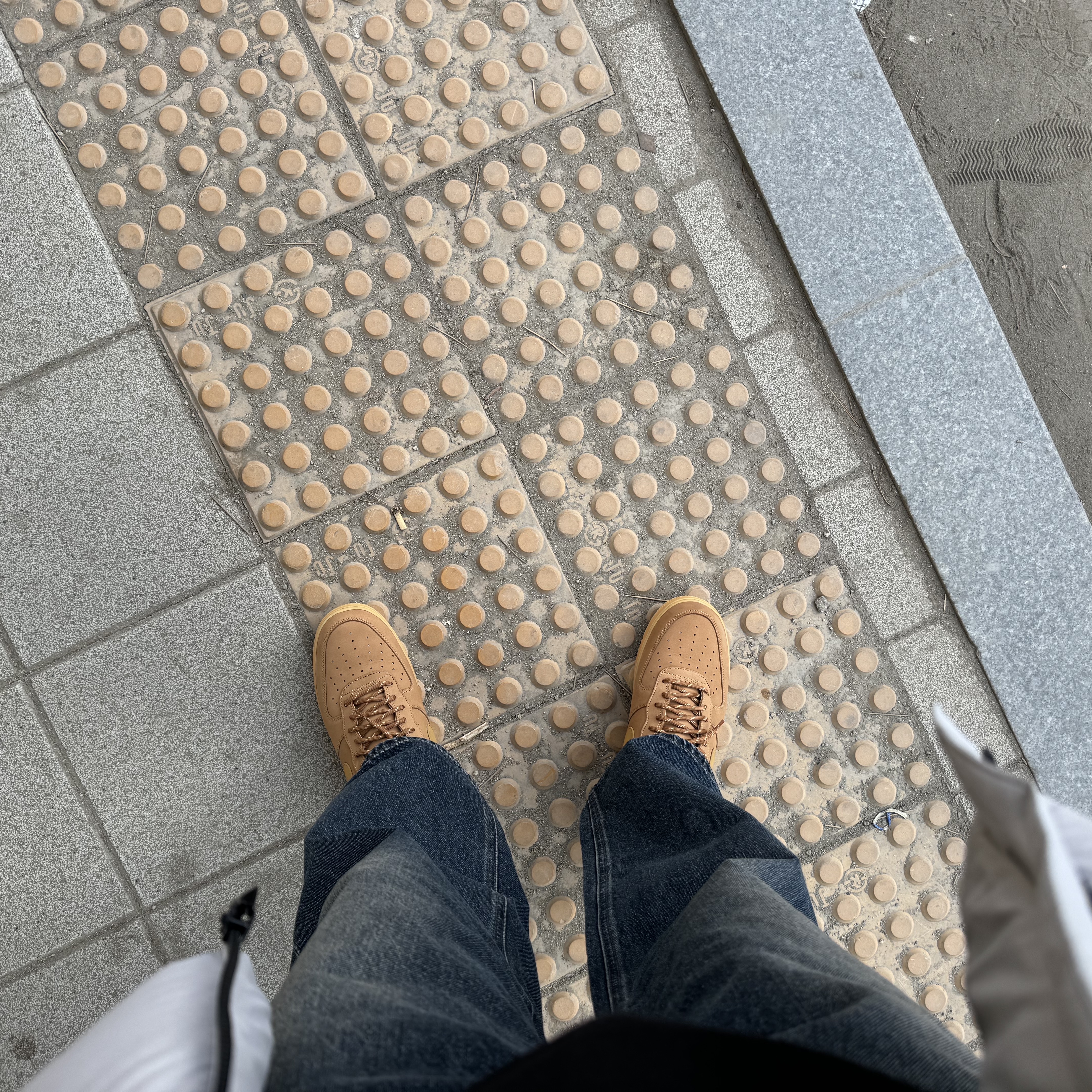 Nike Air Force 1 '07 WB Flax 착용 스타일
