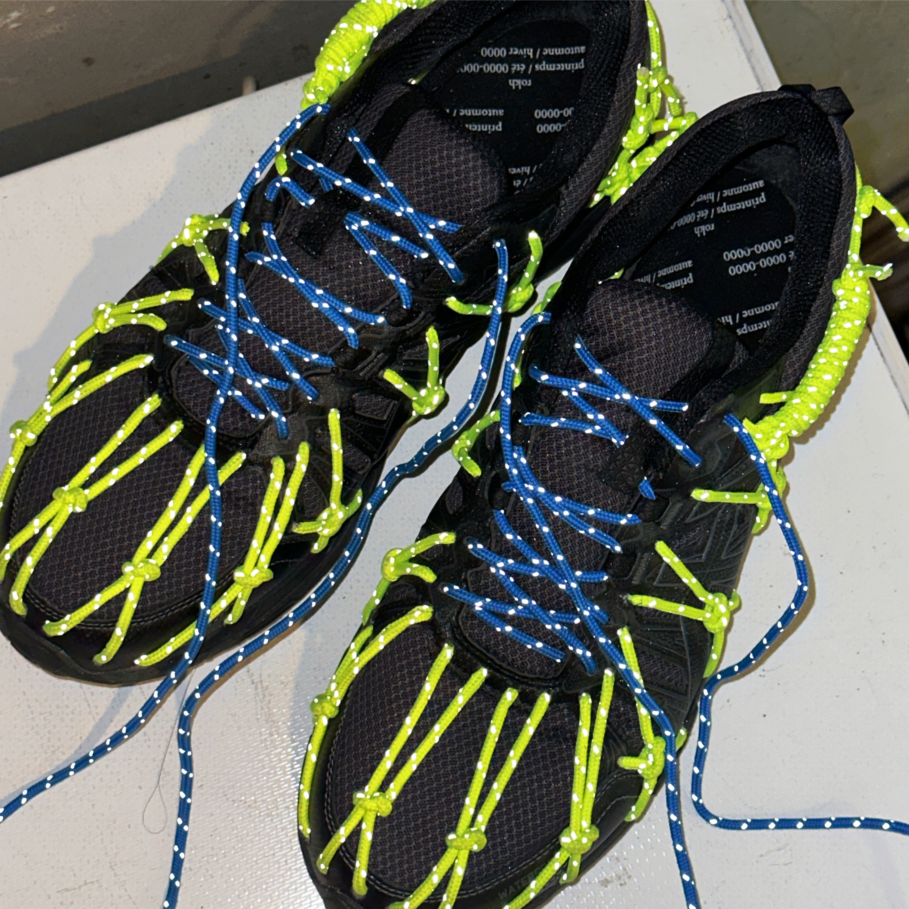 Asics x Rokh Gel-Venture 7 Black Green 착용 스타일