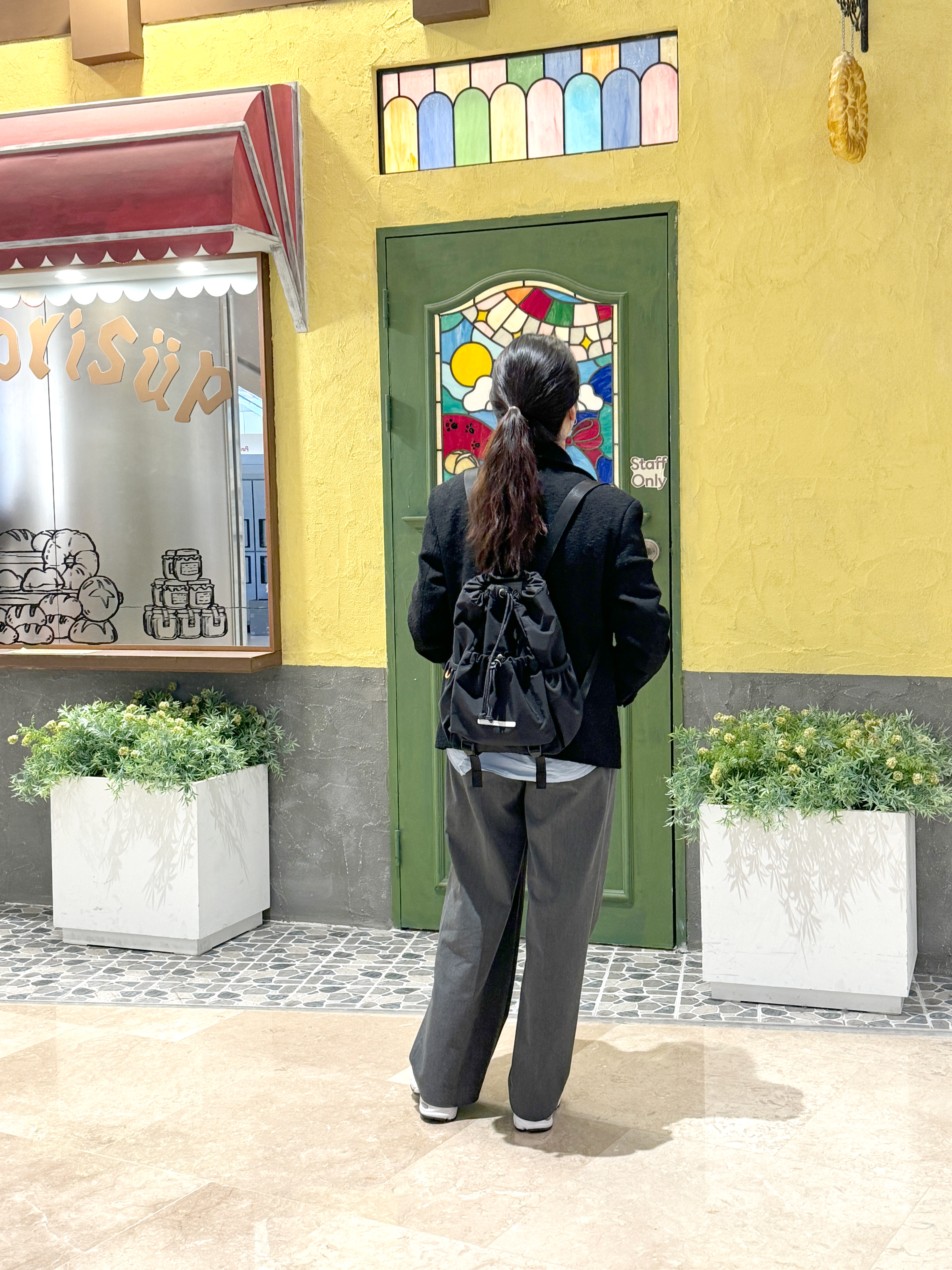 RAWROW X STAPLE String Backpack 931, RAWROW X STAPLE String Sling 931 착용 스타일 - 6