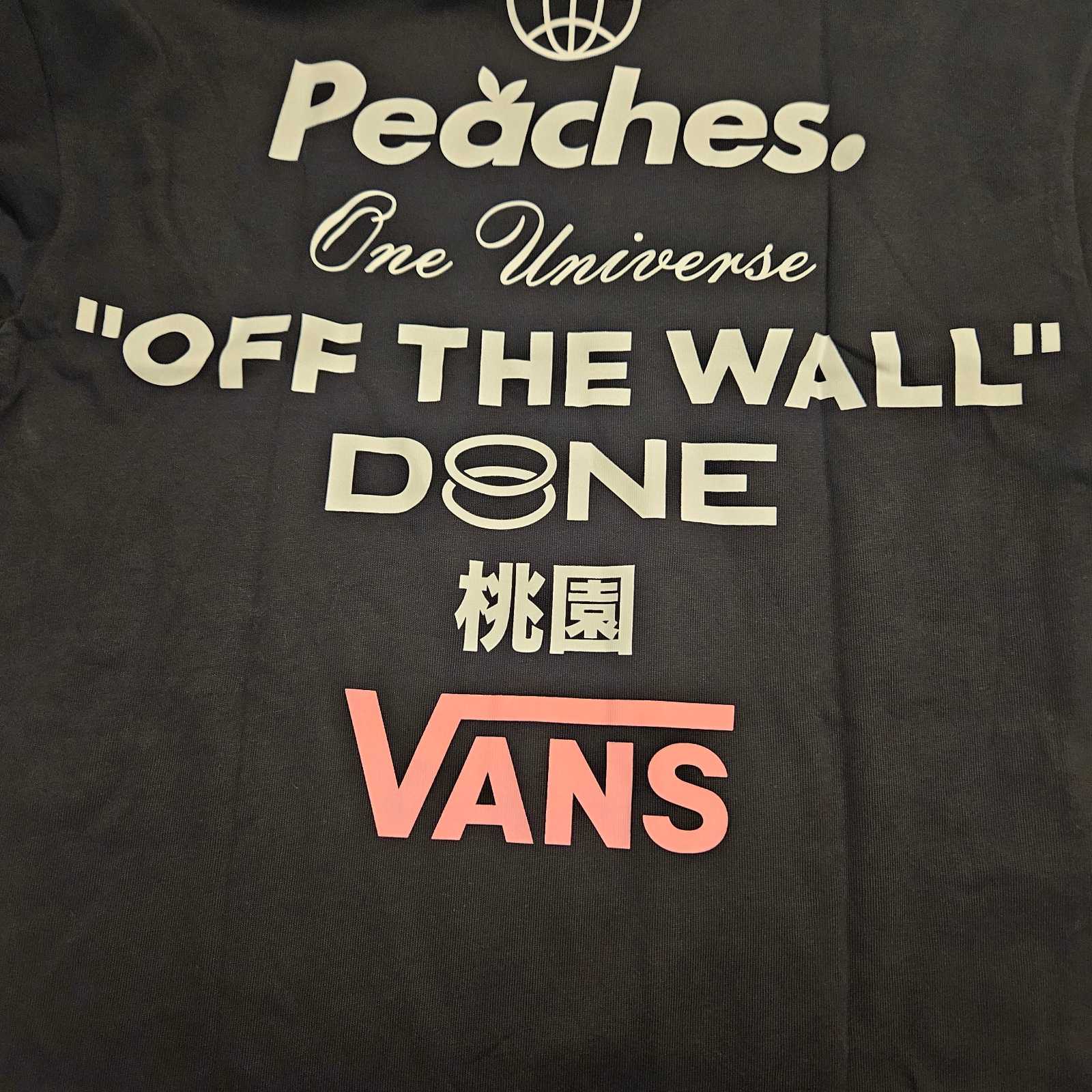 Vans x Peaches. Staple S/S T-Shirt Black 착용 스타일
