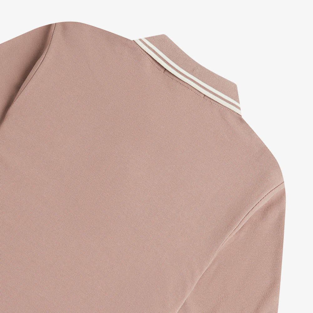프레드페리 G3600 트윈 팁 프레드페리 셔츠 다크핑크/에크루(Fred Perry Womens G3600 Twin Tipped Fred Perry Shirt Dark Pink/Ecru) - 4