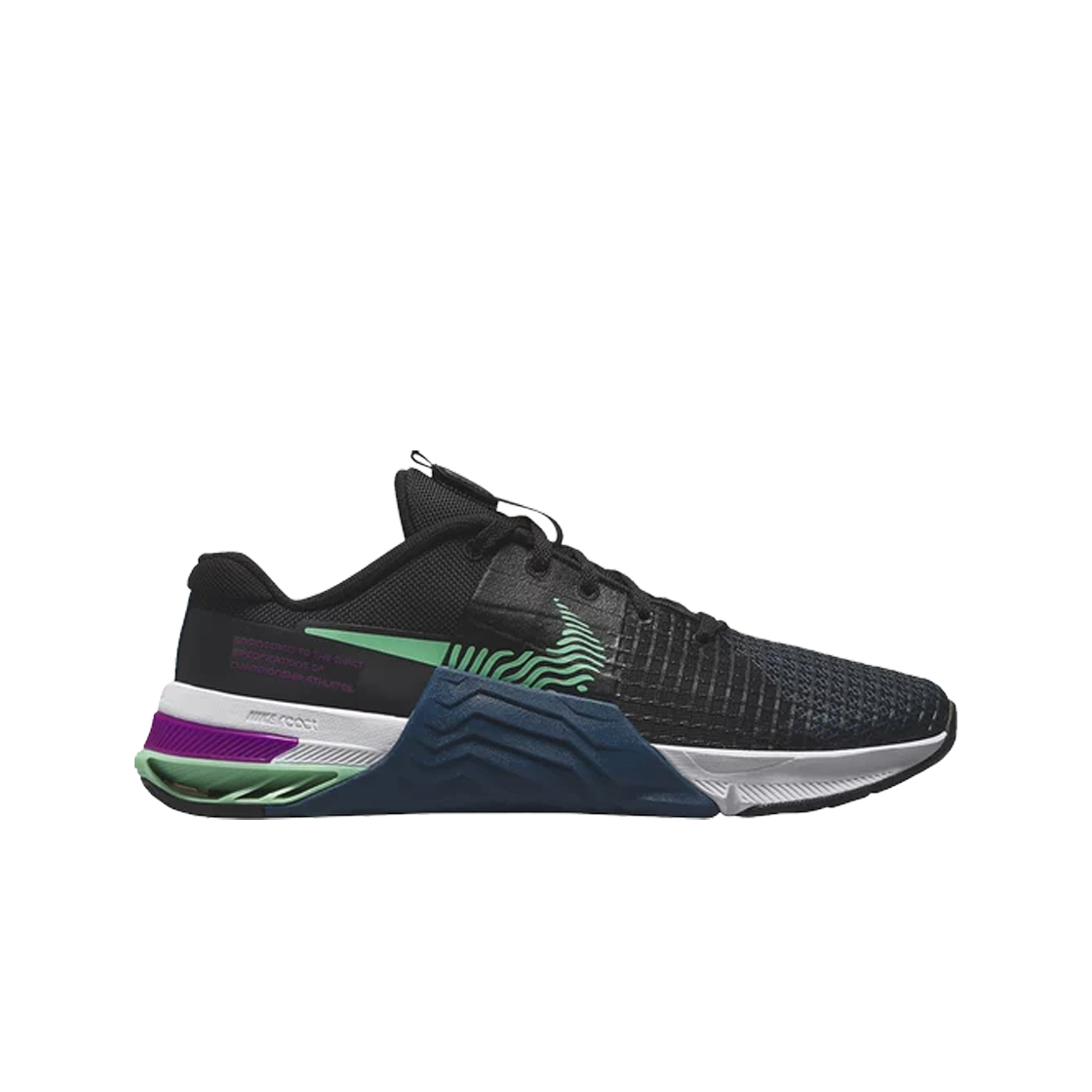 DO9327-003 (W) Nike Metcon 8 Black Green Glow