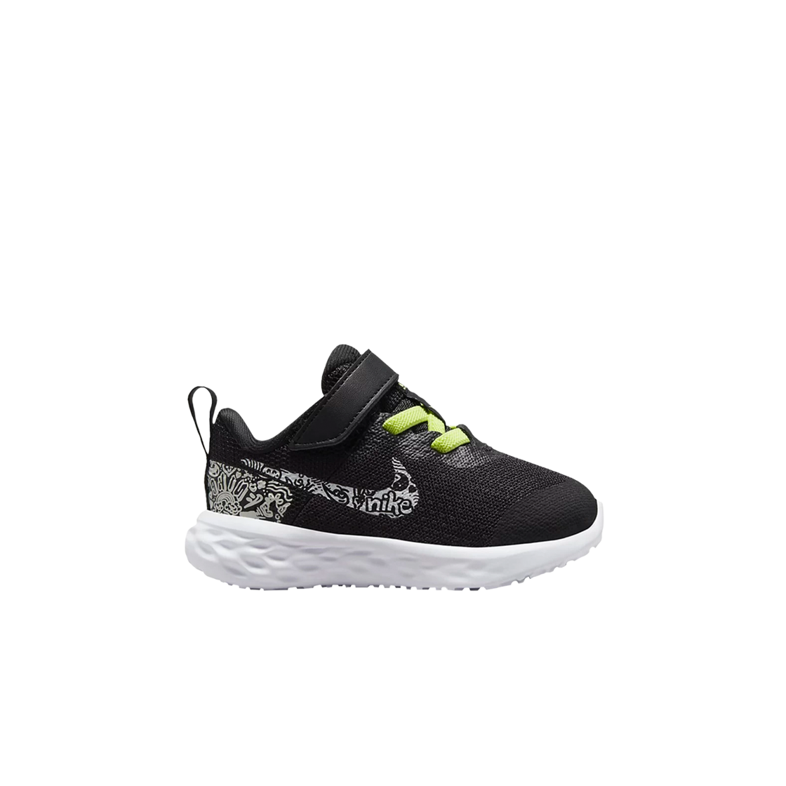 (TD) 나이키 레볼루션 6 넥스트 네이쳐 블랙 서밋 화이트((TD) Nike Revolution 6 Next Nature JP Black Summit White) - 1