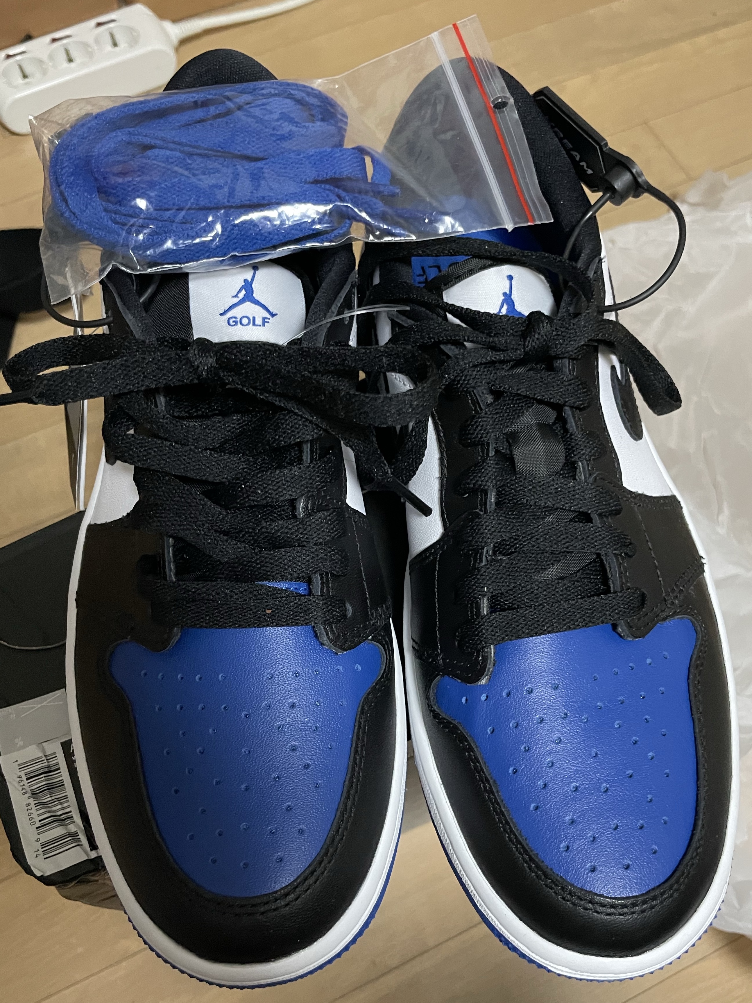Jordan 1 Low Golf Sport Royal 착용 스타일 - 1