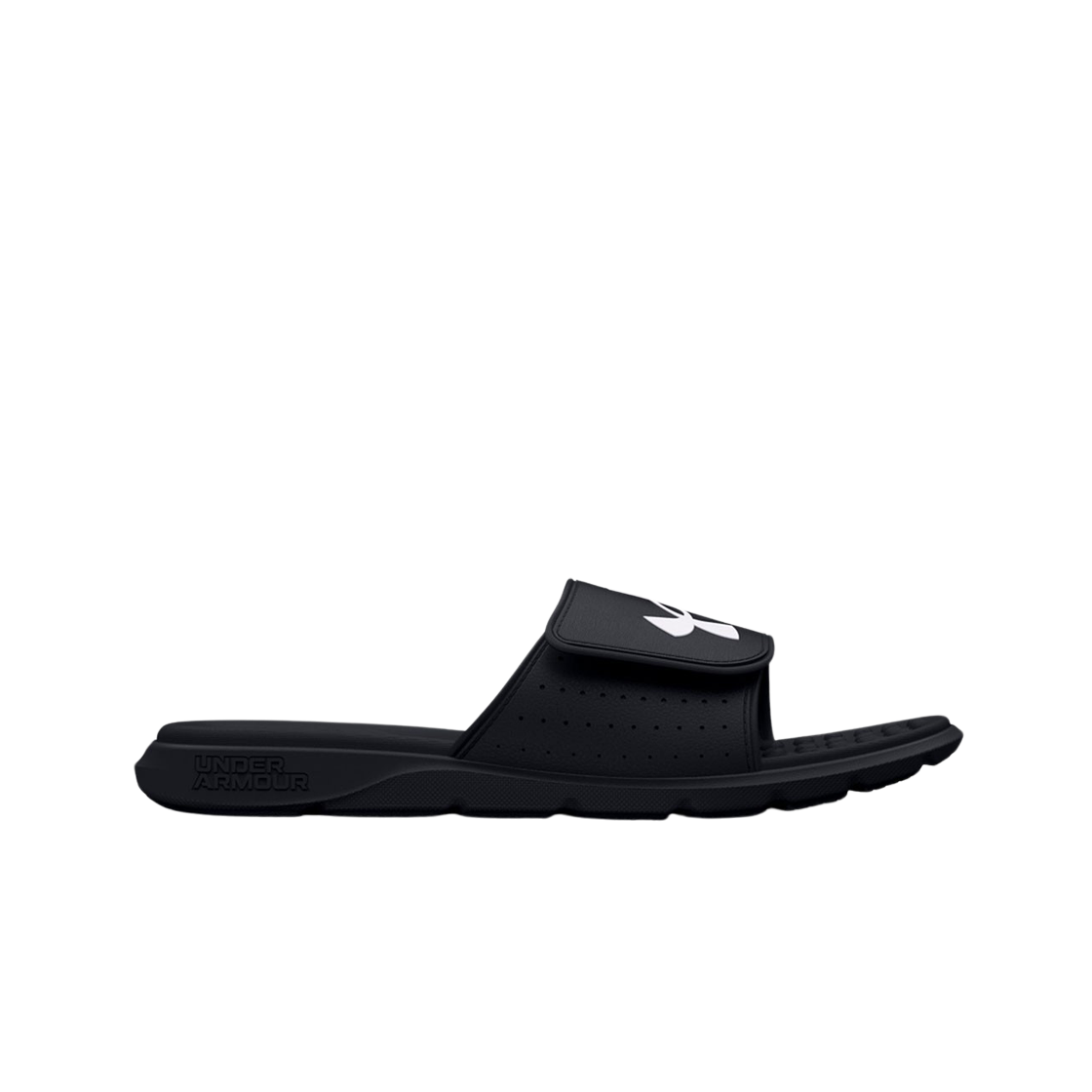 언더아머 UA 이그나이트 프로 슬라이드 블랙 화이트(Under Armour UA Ignite Pro Slides Black White)