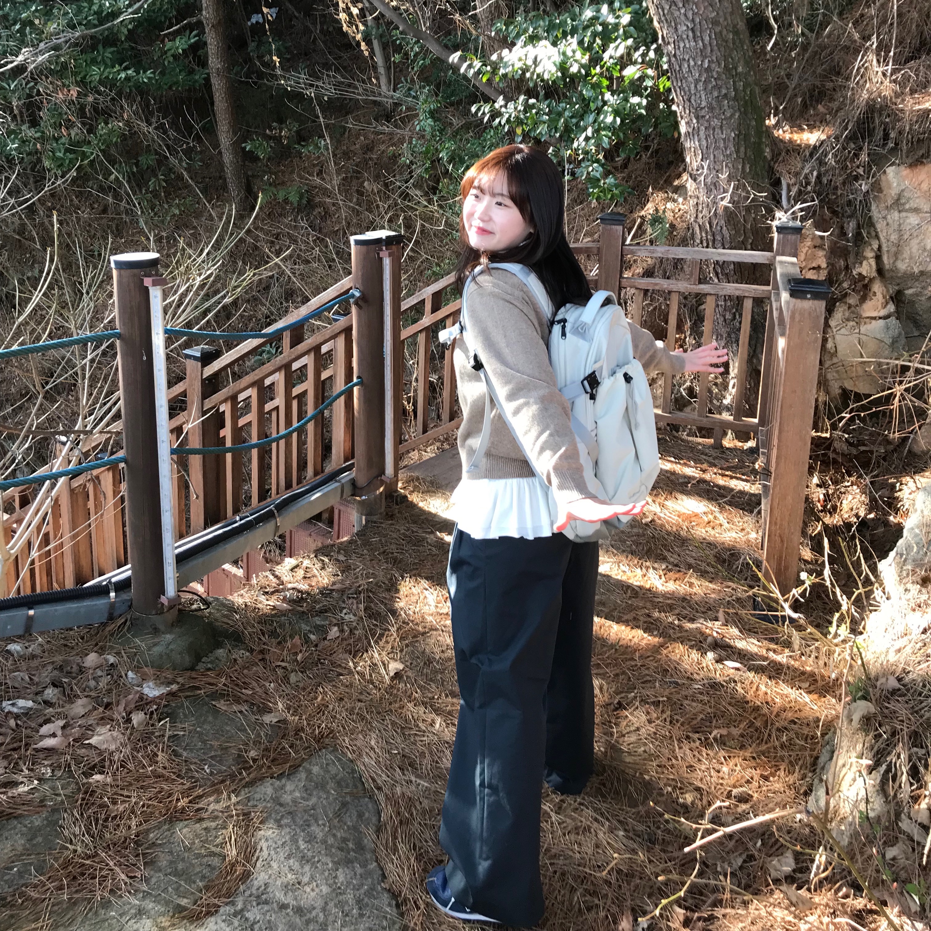 RAWROW Heavy Duty Backpack 811 811 Cream 착용 스타일 - 6