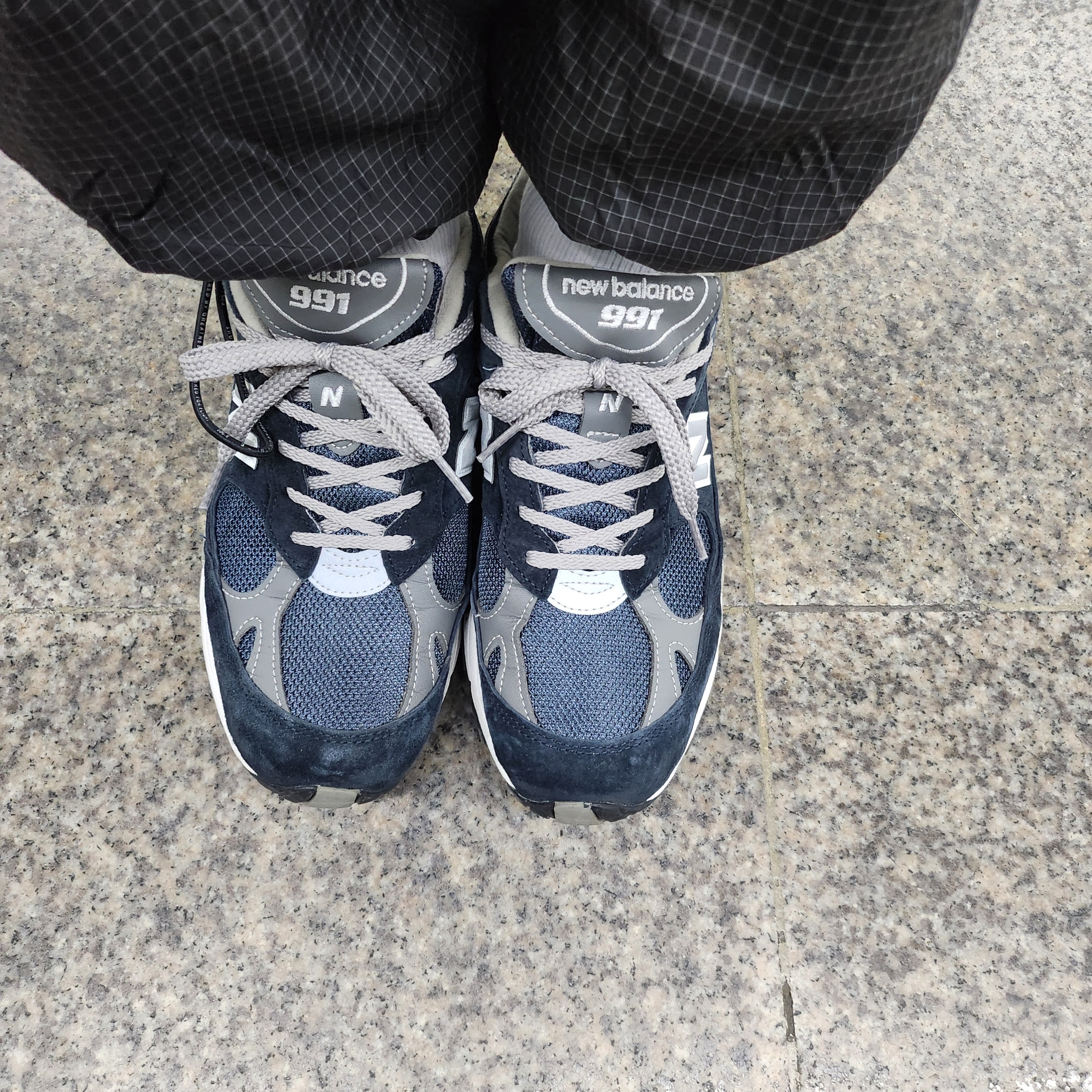 New Balance 991 Made in UK Navy 착용 스타일