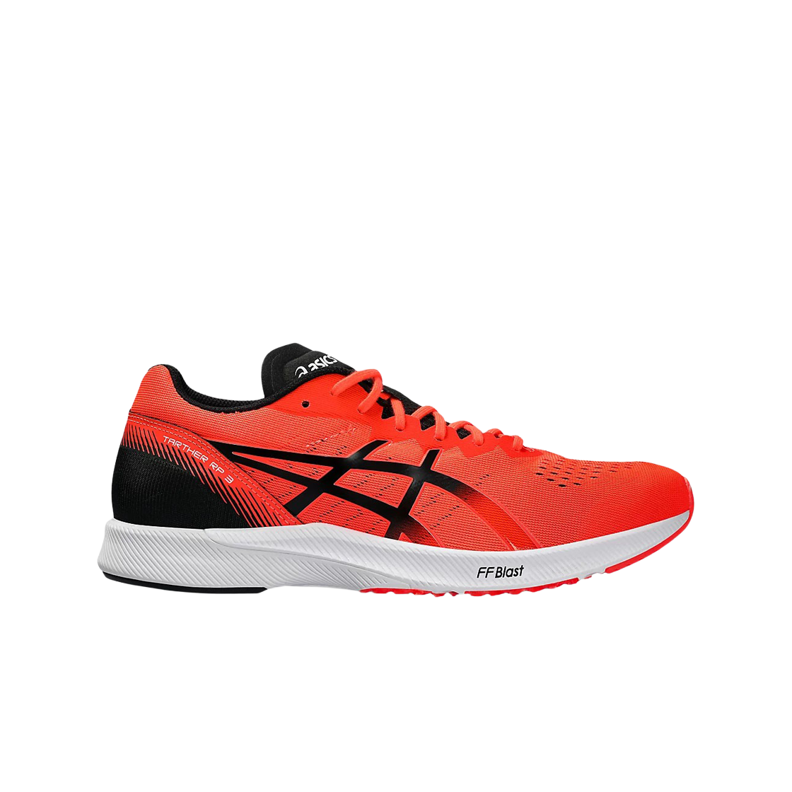 아식스 타사 RP 3 선라이즈 레드 블랙 - 2E 와이드(Asics Tarther RP 3 Sunrise Red Black - 2E Wide)