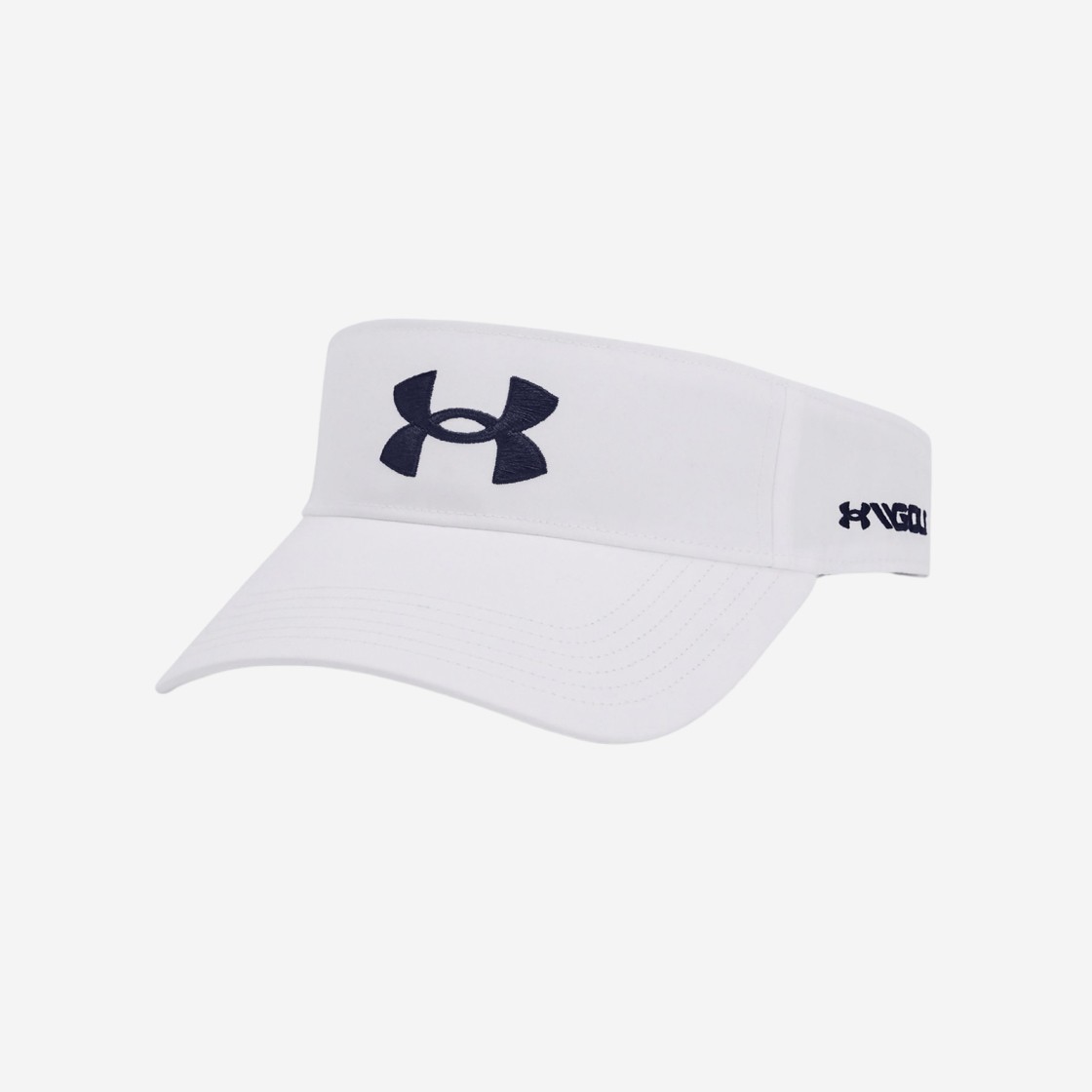 Under Armour UA Golf96 Visor White Midnight Navy 상세 이미지 1