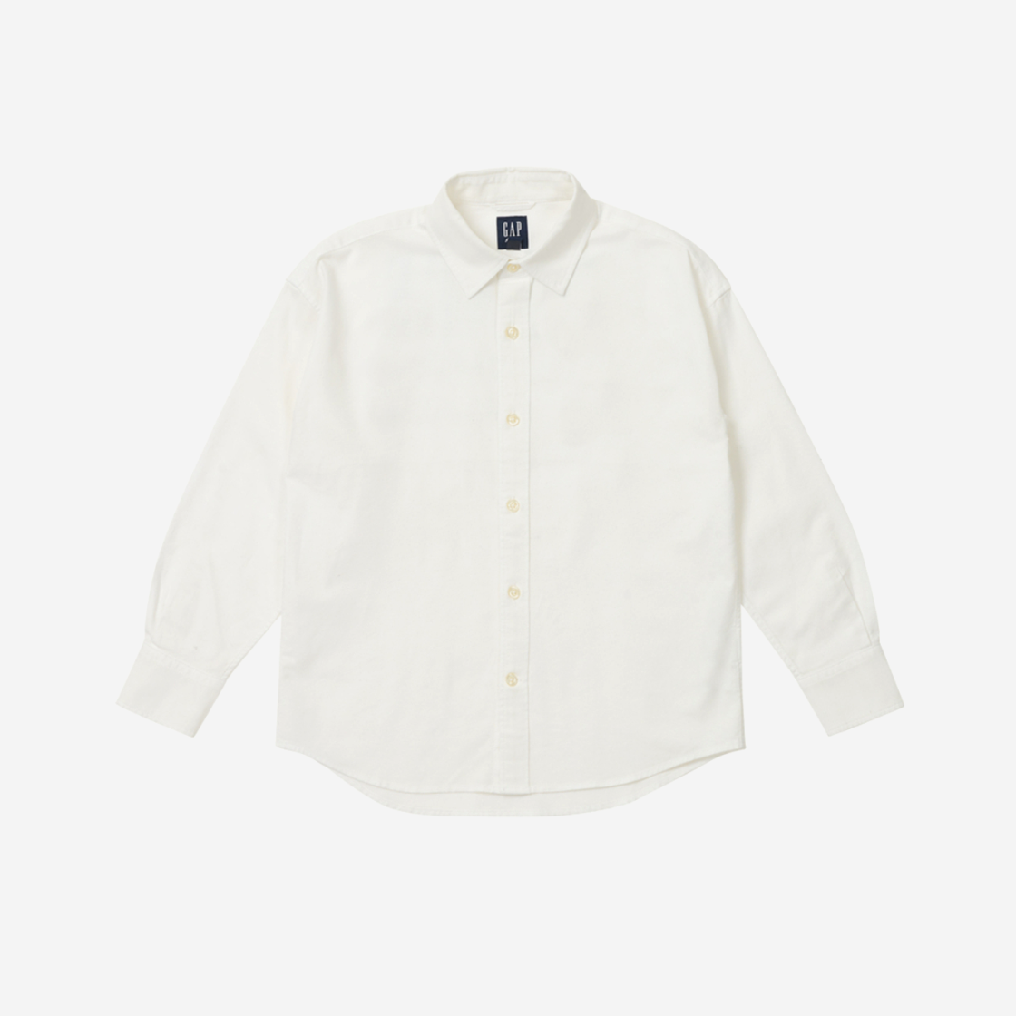 (키즈) 팔라스 x 갭 옥스포드 드랍 숄더 화이트 - 24SS((Kids) Palace x Gap Oxford Drop Shoulder White - 24SS) - 2
