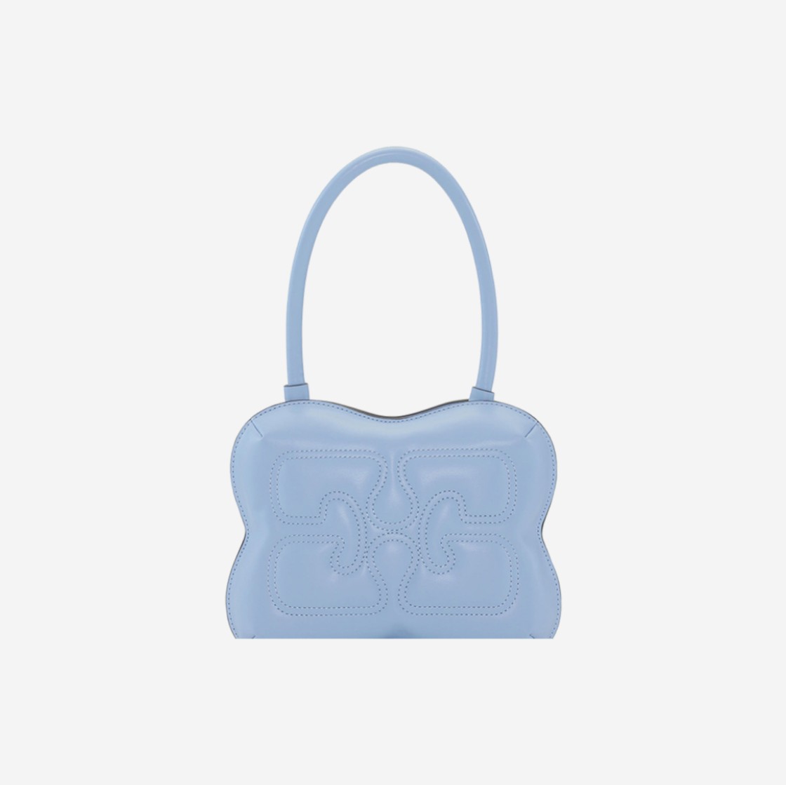 Ganni Butterfly Top Handle Bag Light Blue Vintage 상세 이미지 1