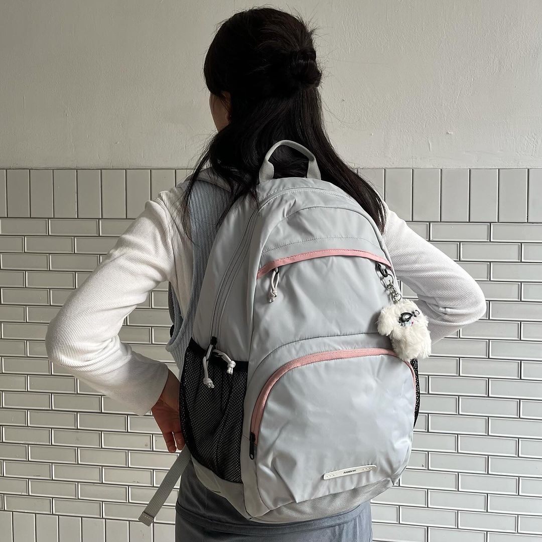 RAWROW Heavy Duty Backpack 811 811 Cream, RAWROW Heavy Duty Backpack 811 Black 착용 스타일 - 7