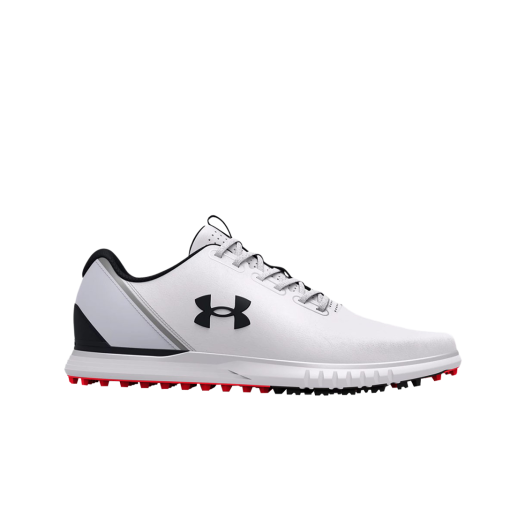 Under Armour UA Charged Medal Spikeless Golf Shoes White Mod Grey