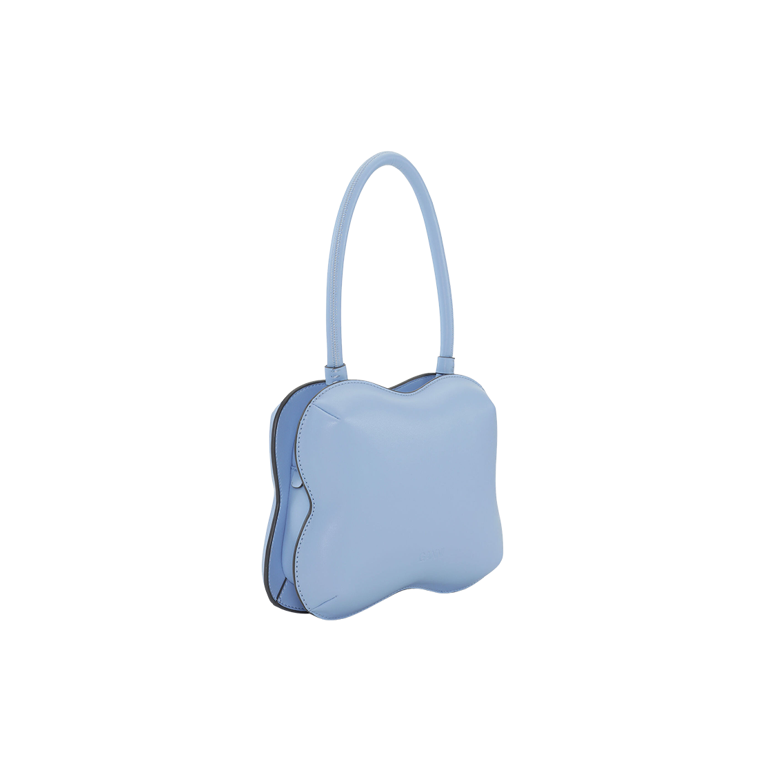 Ganni Butterfly Top Handle Bag Light Blue Vintage 상세 이미지 2