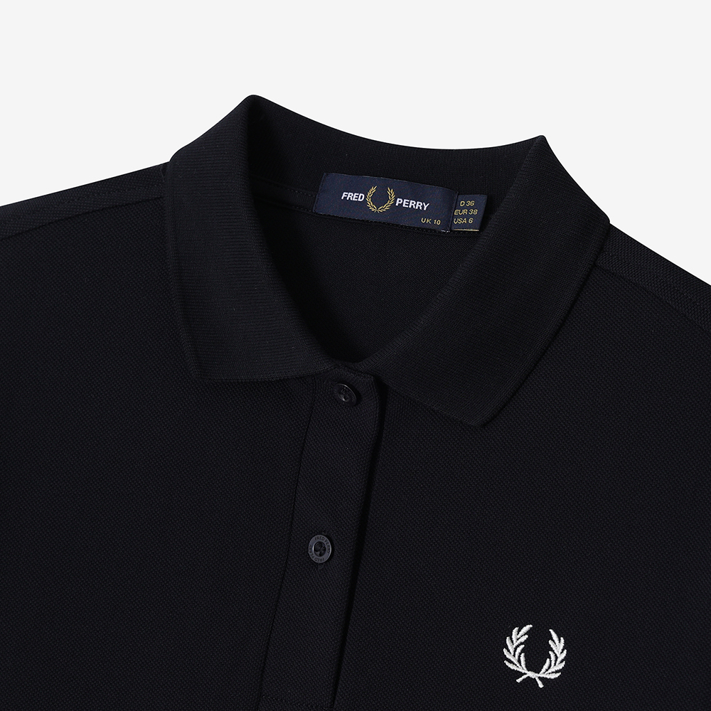 프레드페리 G6000 플레인 프레드페리 셔츠 네이비(Fred Perry Womens G6000 Plain Fred Perry Shirt Navy) - 3
