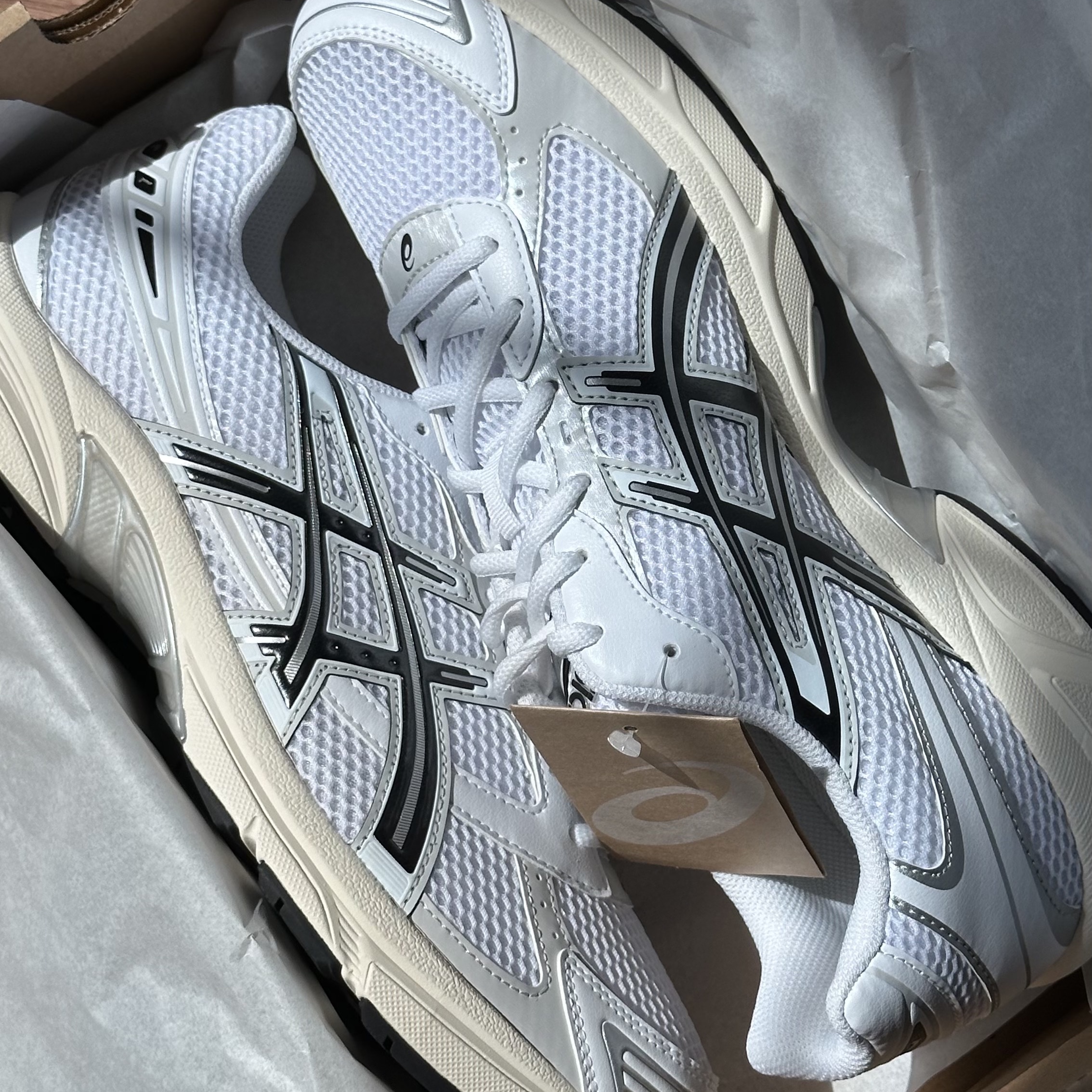Asics Gel-1130 White Cloud Grey 착용 스타일